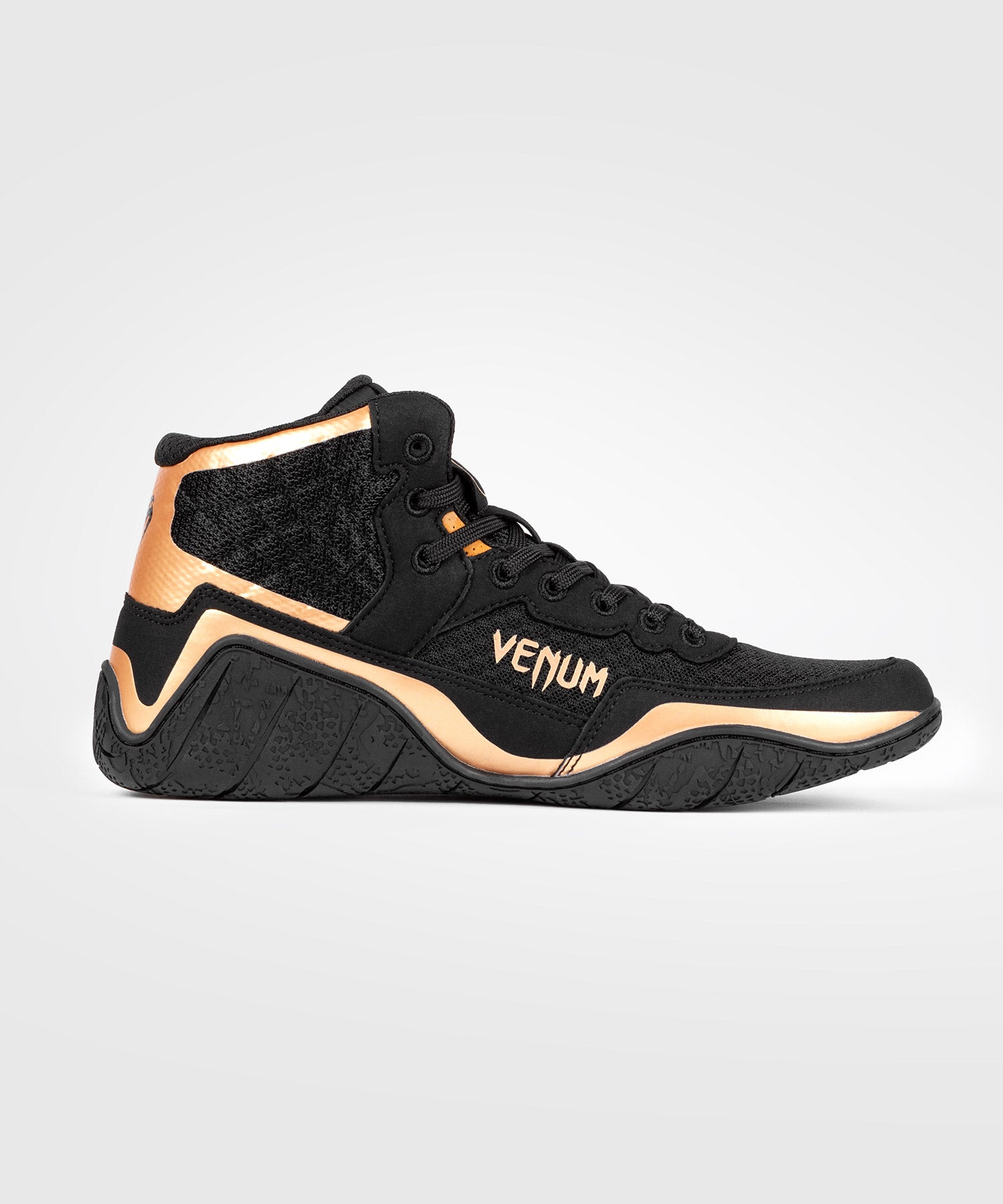 Black and gold wrestling shoes store
