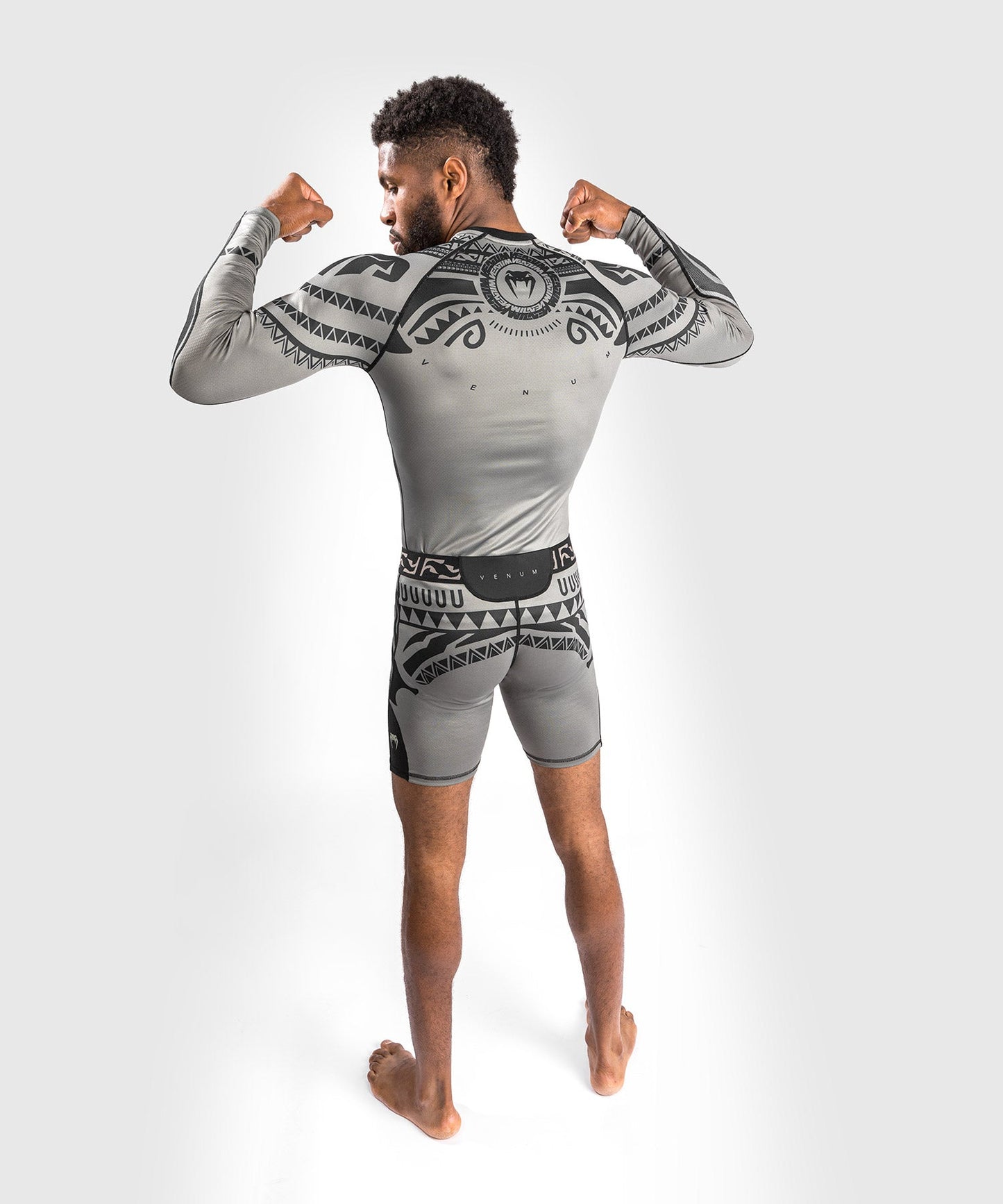 Venum Nakahi Rashguard - Long Sleeves - Grey