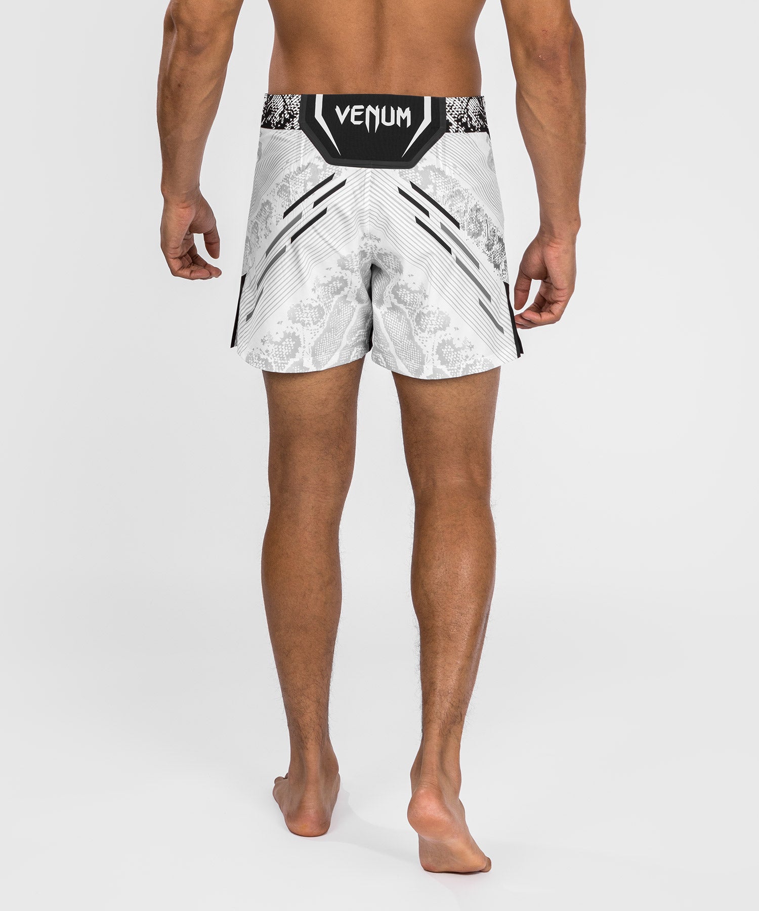 UFC Adrenaline by Venum Authentic Fight Night Men's Fight Short - Short Fit  - White