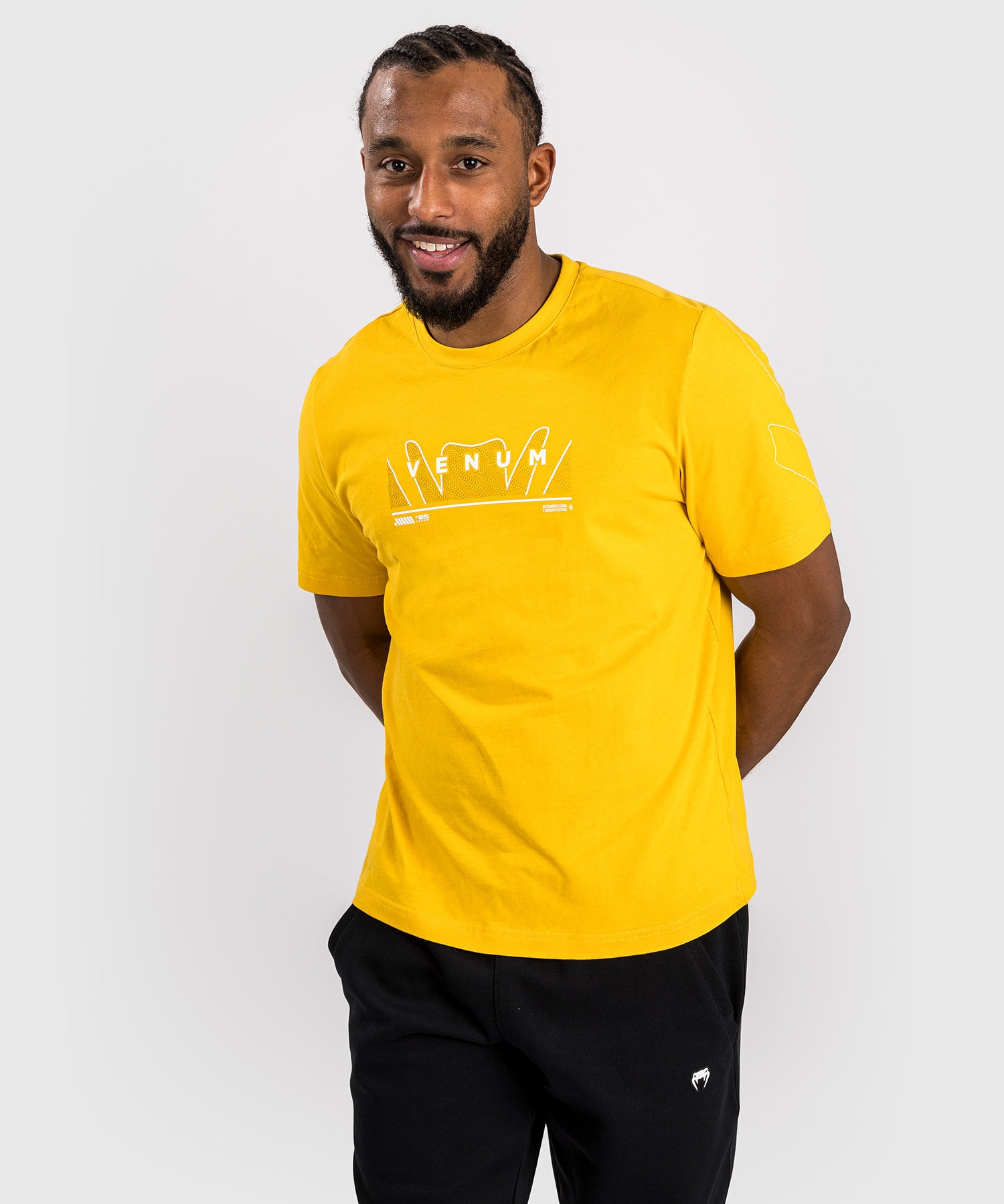 Yellow printed t shirt outlet