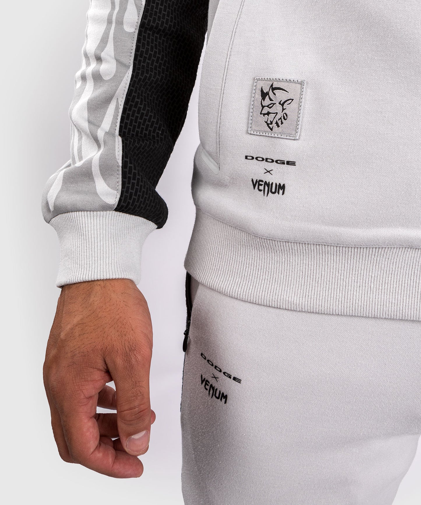 Venum x Dodge Demon 170 Men's Full-Zip Jacket - Grey
