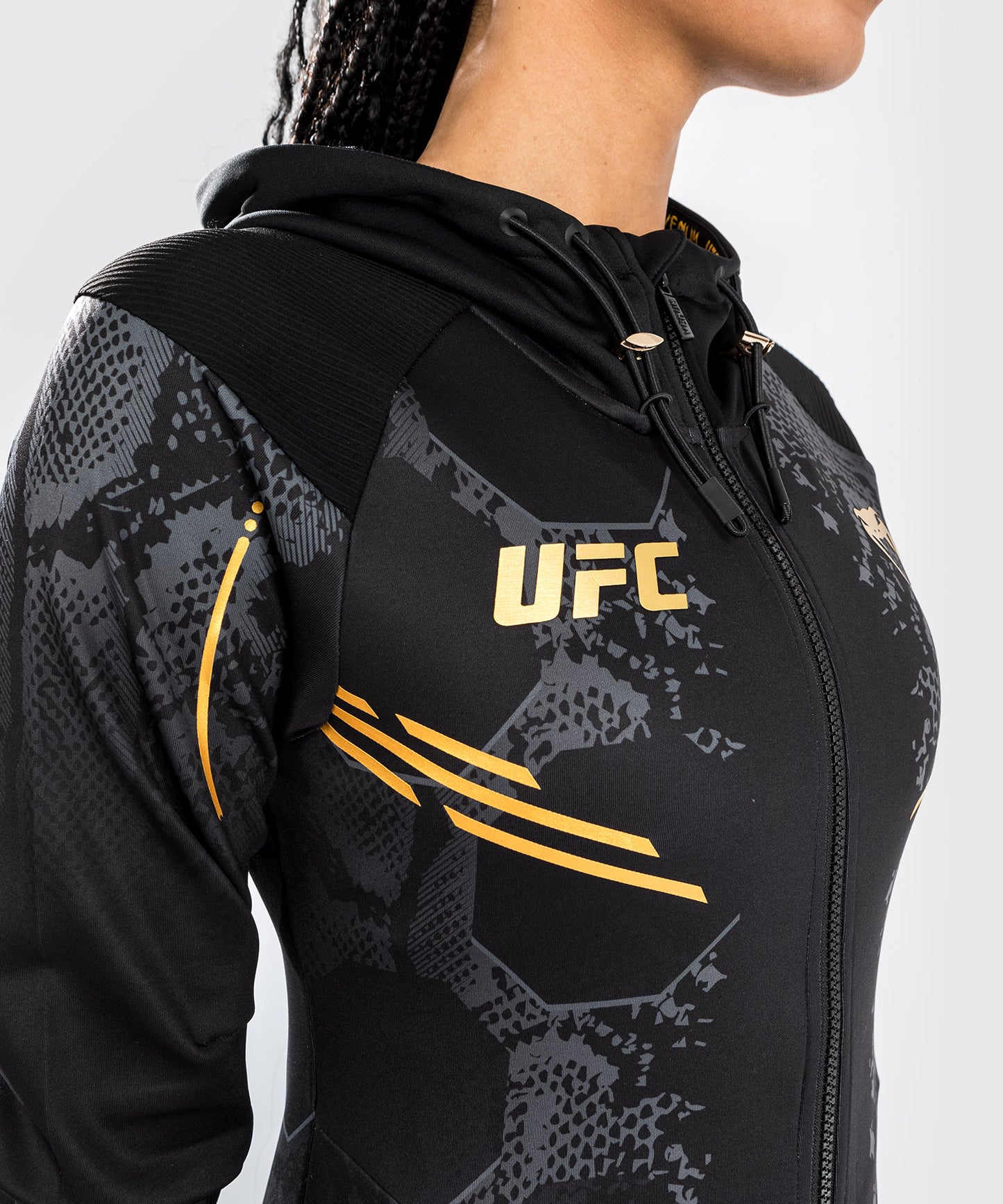 UFC Adrenaline by Venum Personalized Authentic Fight Night  Women’s Walkout Hoodie - Champion