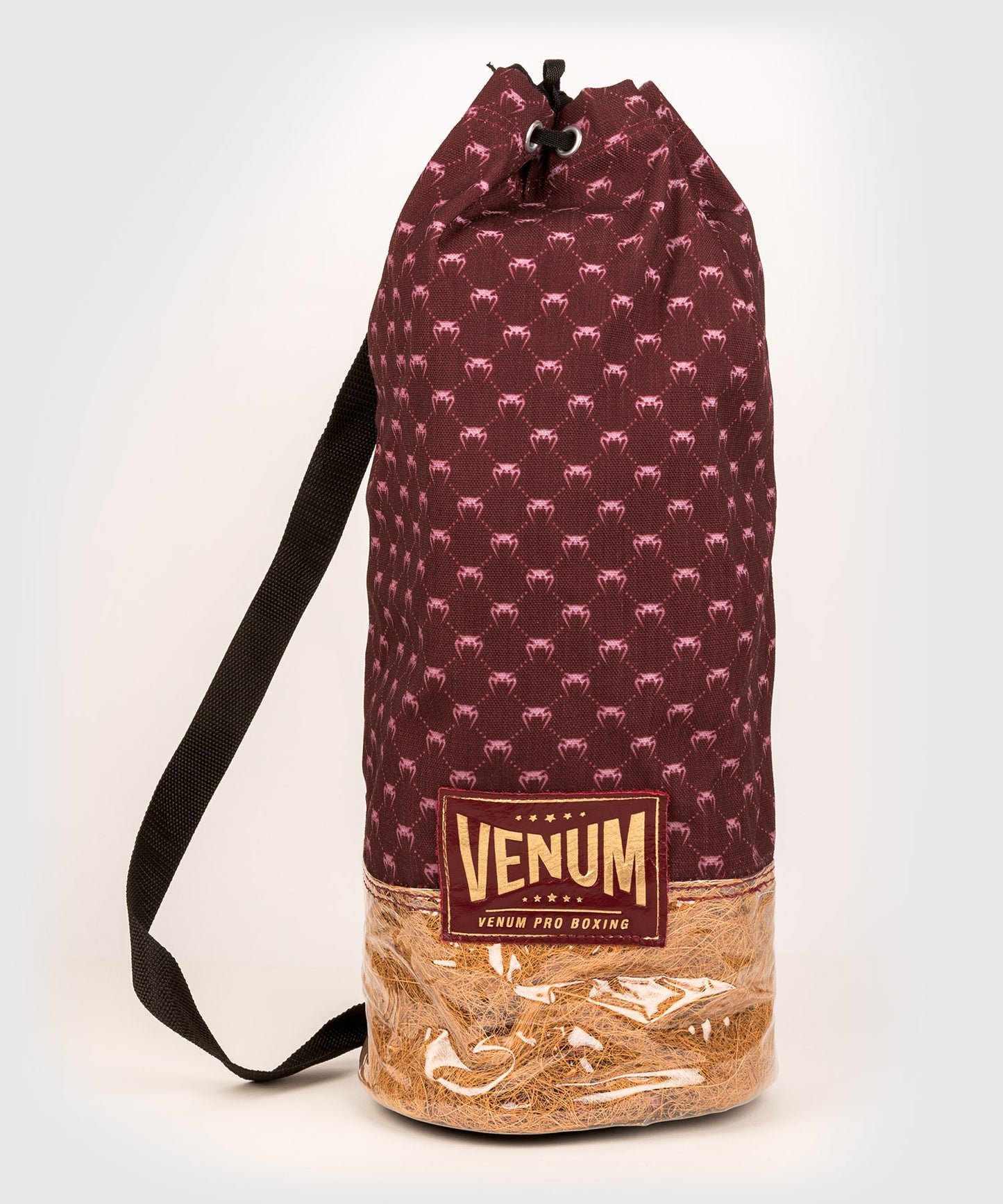 Venum Coco Monogram Pro Lace Up Boxing Gloves - Garnet Red