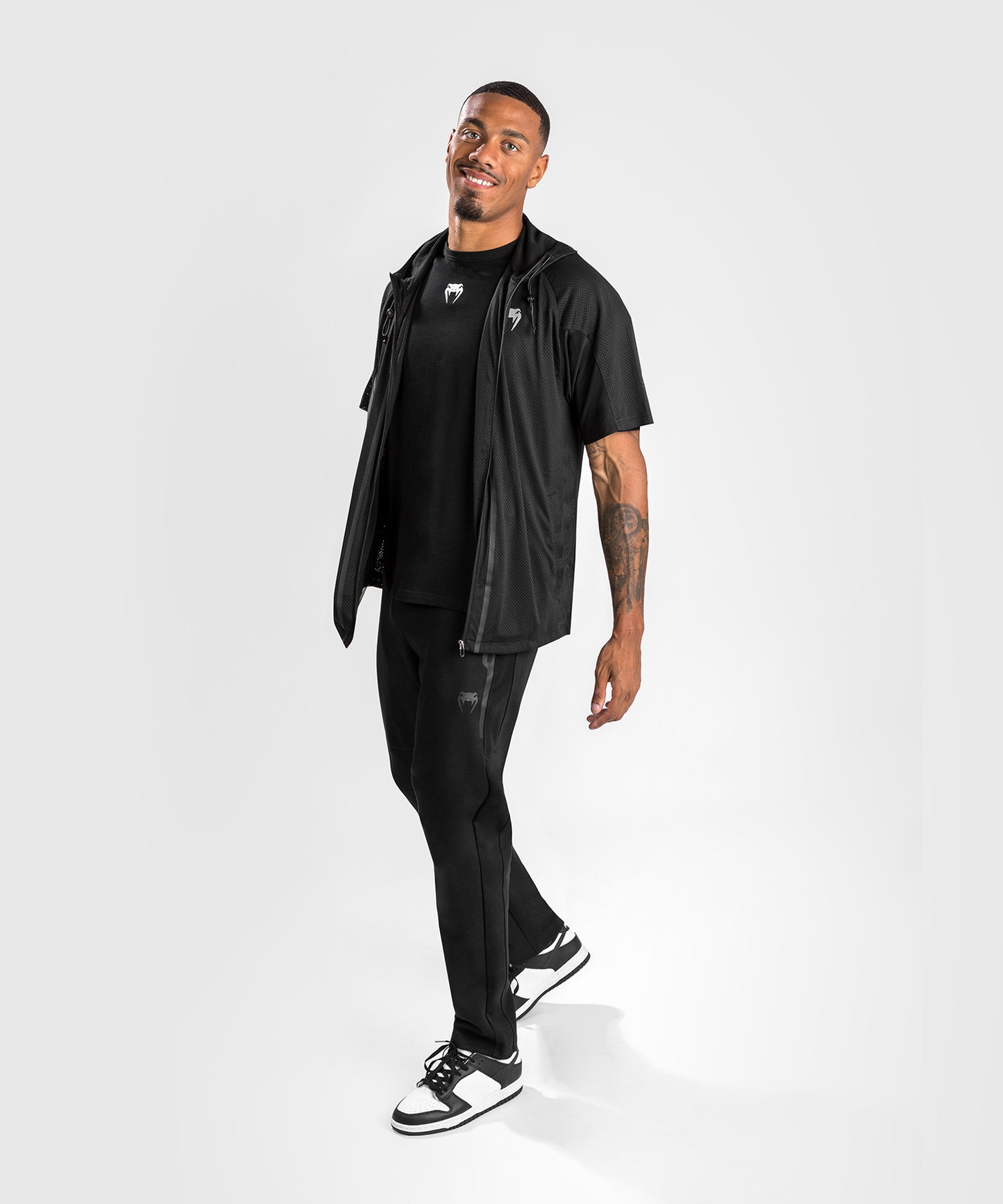 Venum Electron 3.0 Dry Tech Jacket - Short Sleeves - Black