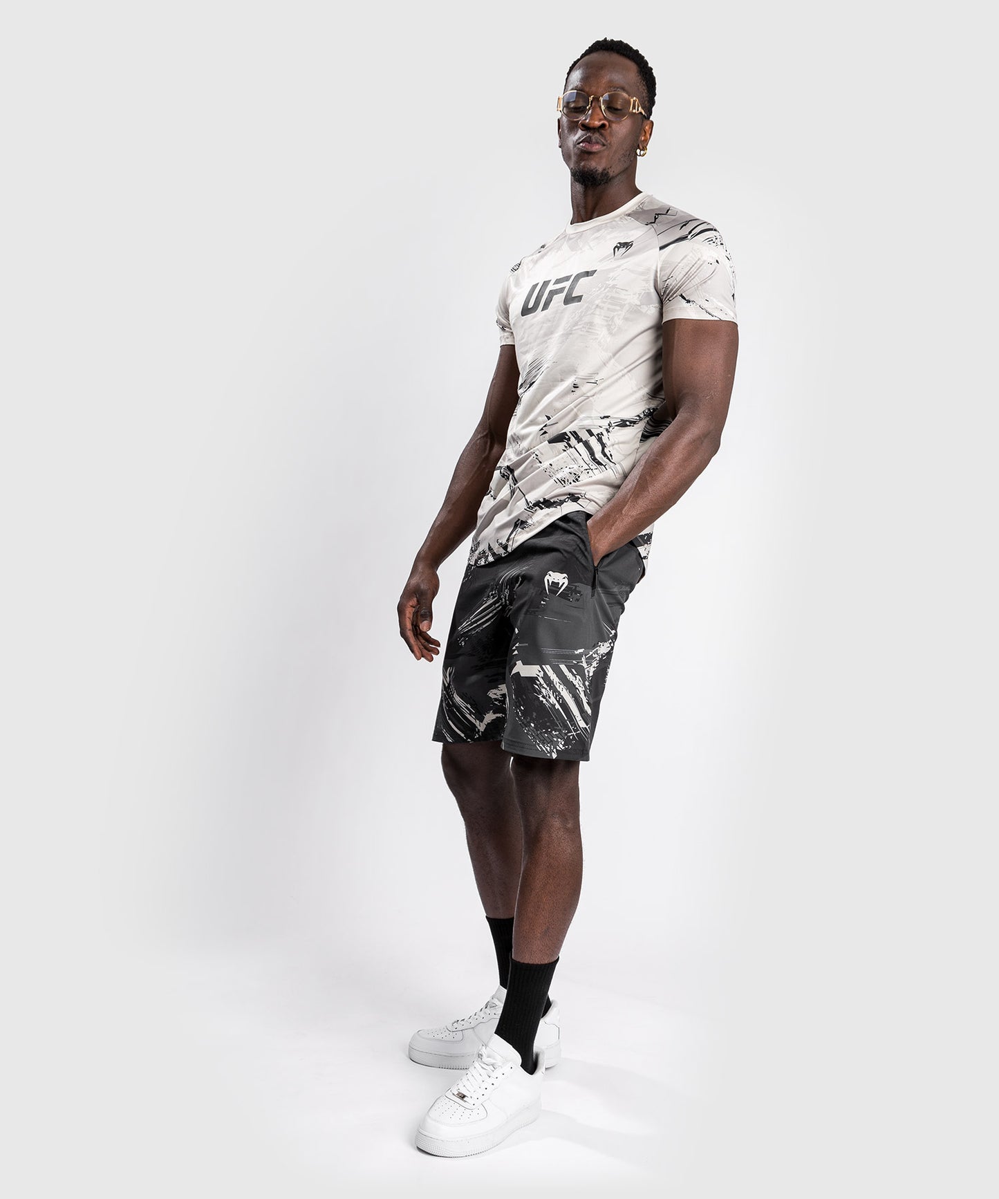 UFC Venum Authentic Fight Week Men’s 2.0 Performance Short - Black/Sand