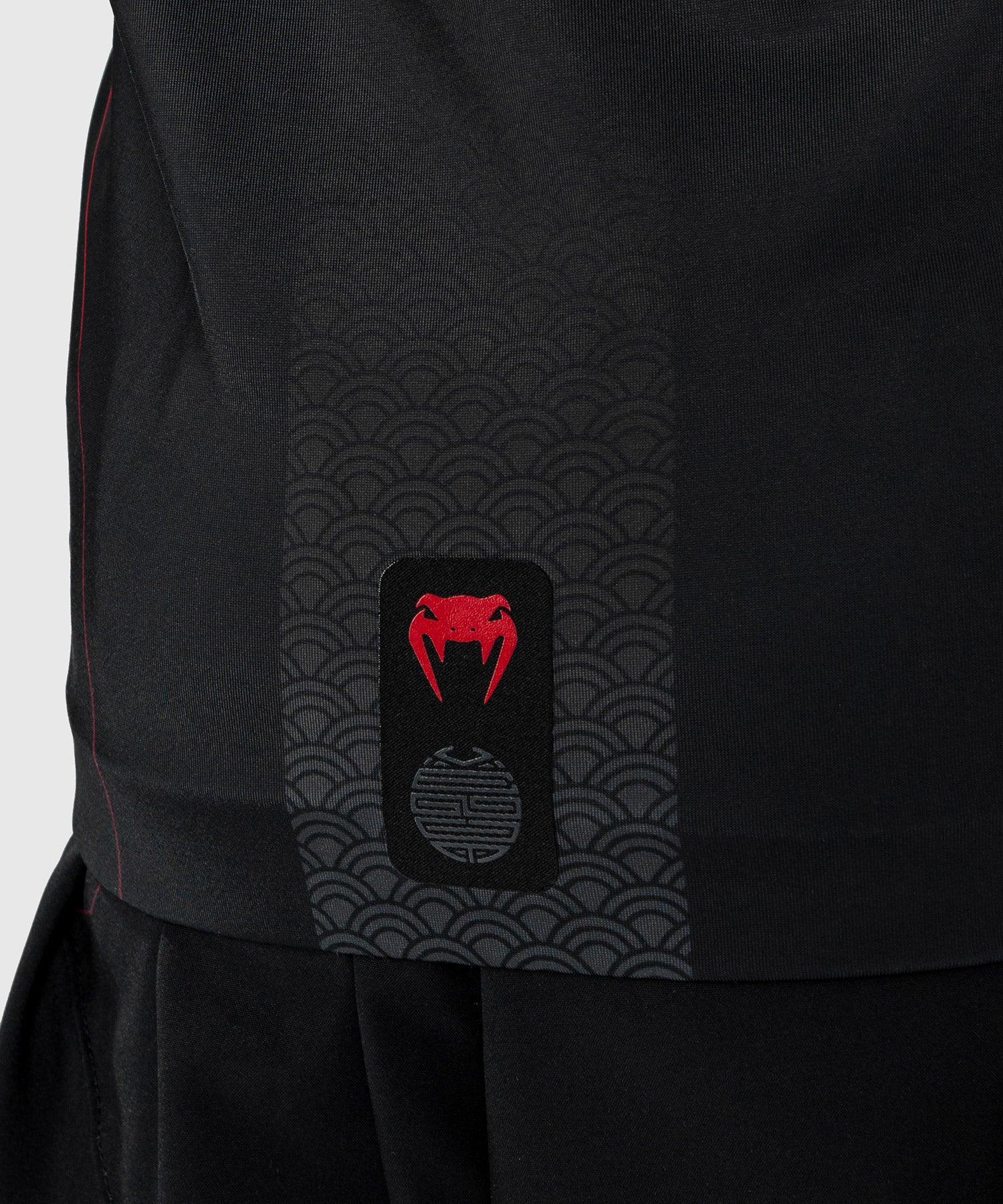 Venum Okinawa 3.0 Rashguard Short Sleeves - For Kids - Black/Red