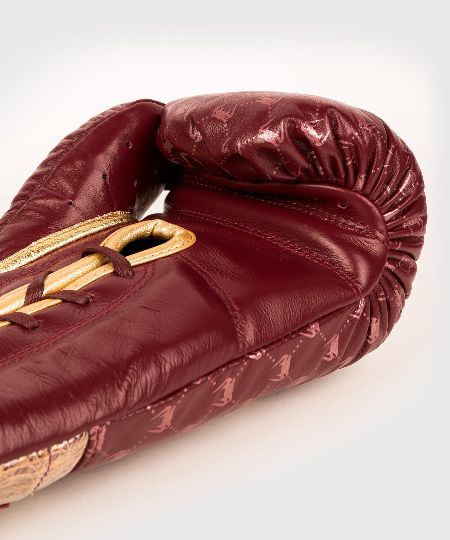 Guantes de boxeo Venum Coco Monogram Pro - Rojo granate