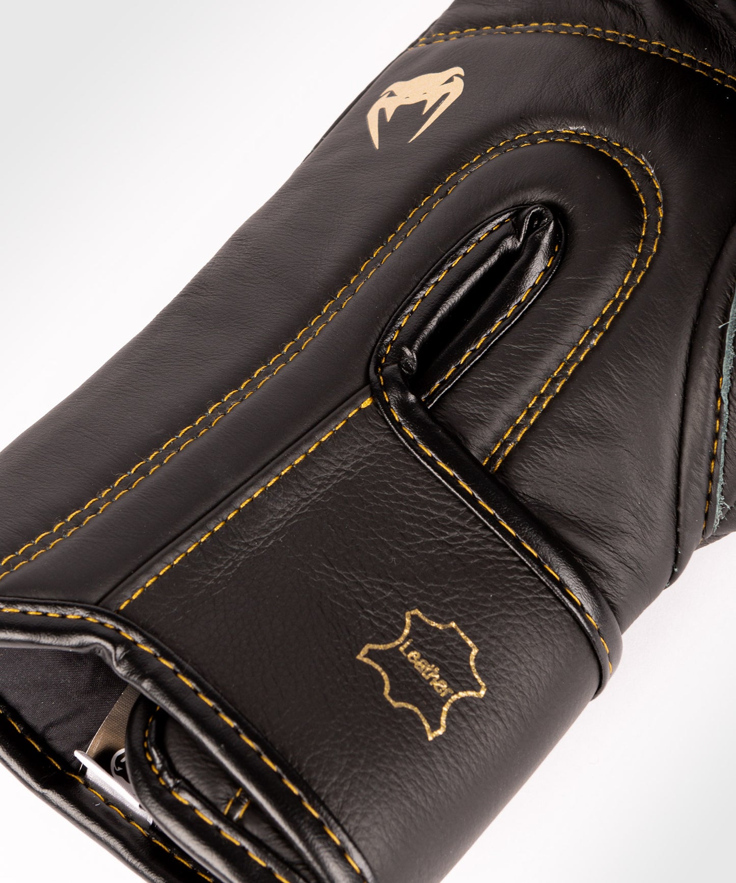 Venum Hammer Pro Boxing Gloves Velcro - Black/Black-Gold