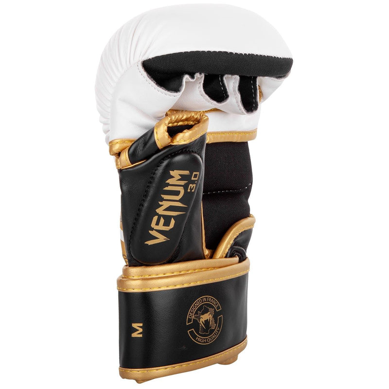 Sparring Gloves Venum Challenger 3.0 - White/Black/Gold Picture 5