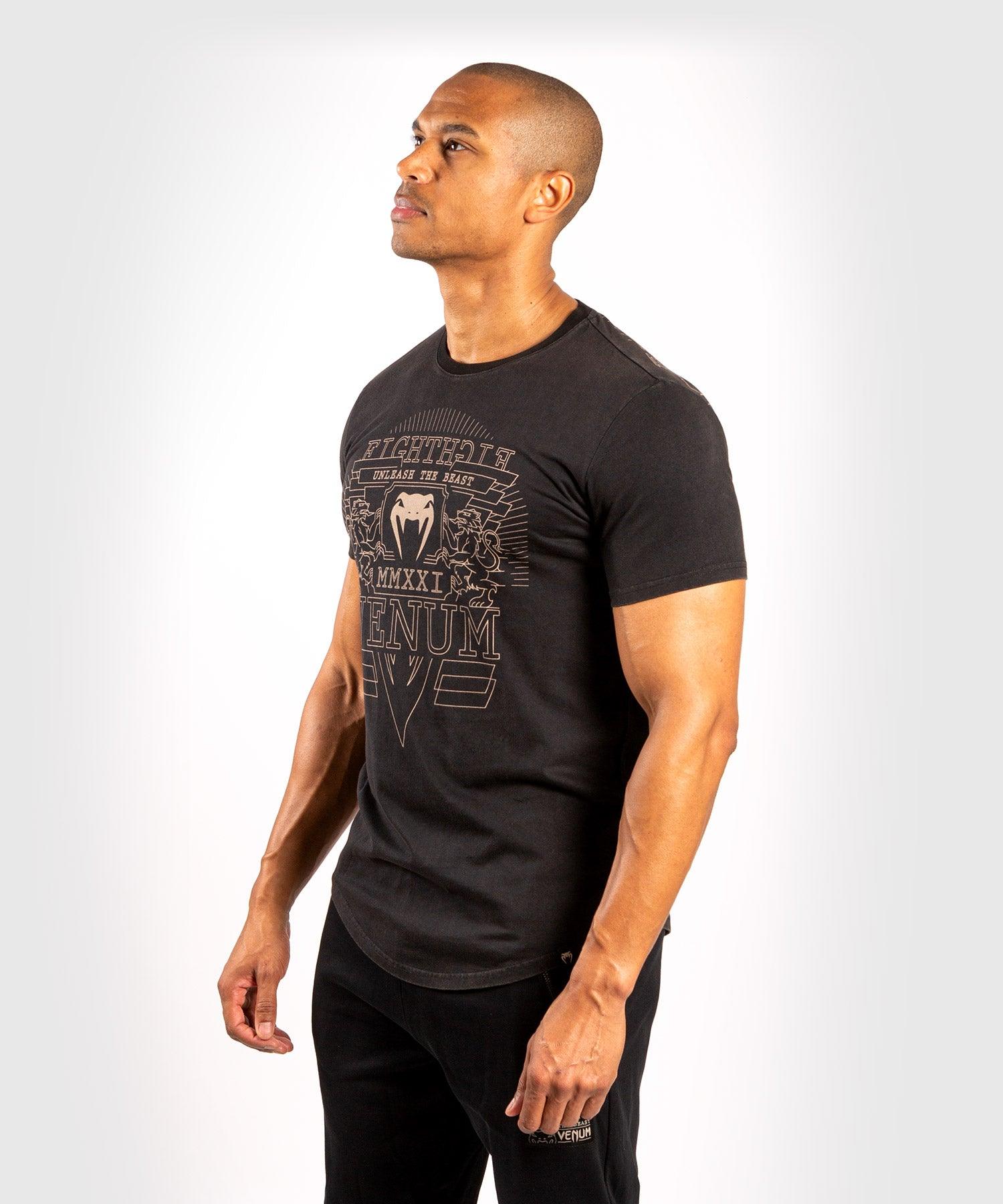 Venum Lions21 T-shirt - Black/Sand
