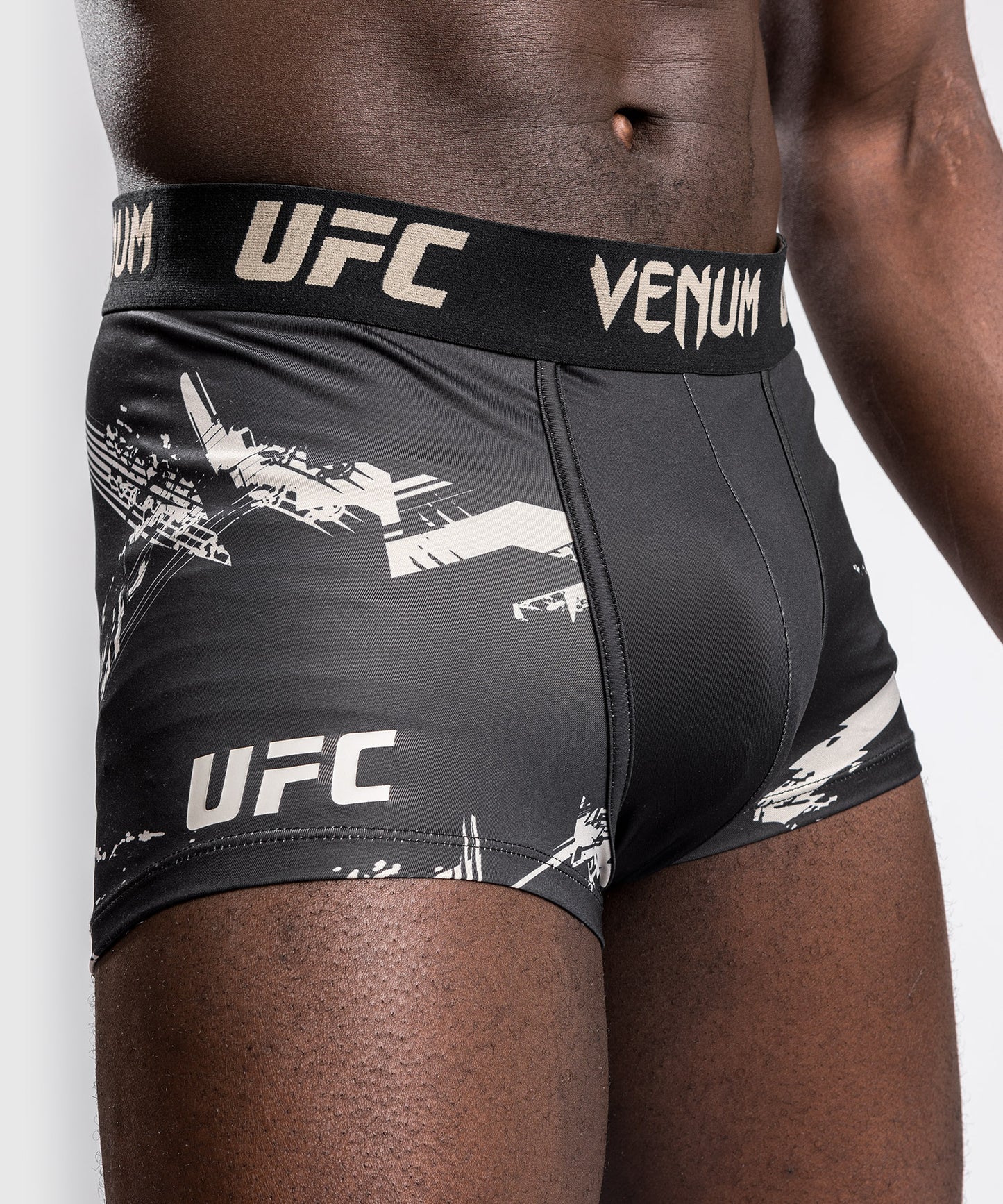 UFC Venum Authentic Fight Week 2.0 Men’s Boxer Briefs - Black/Sand