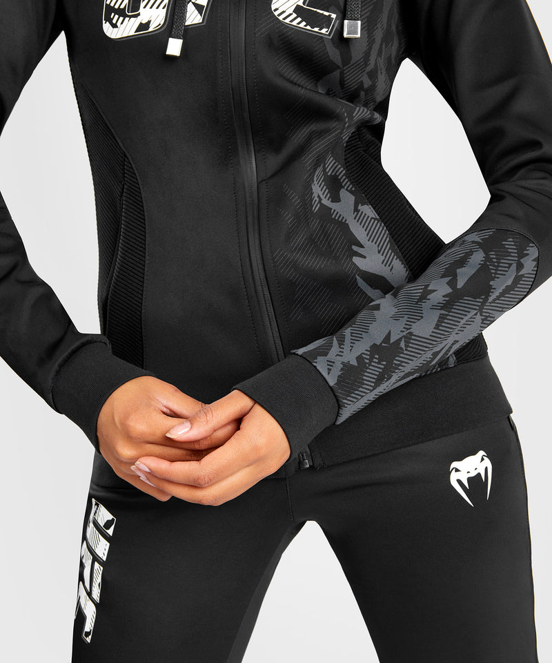 Sudadera Con Cremallera Para Mujer UFC Venum Authentic Fight Week - Negro