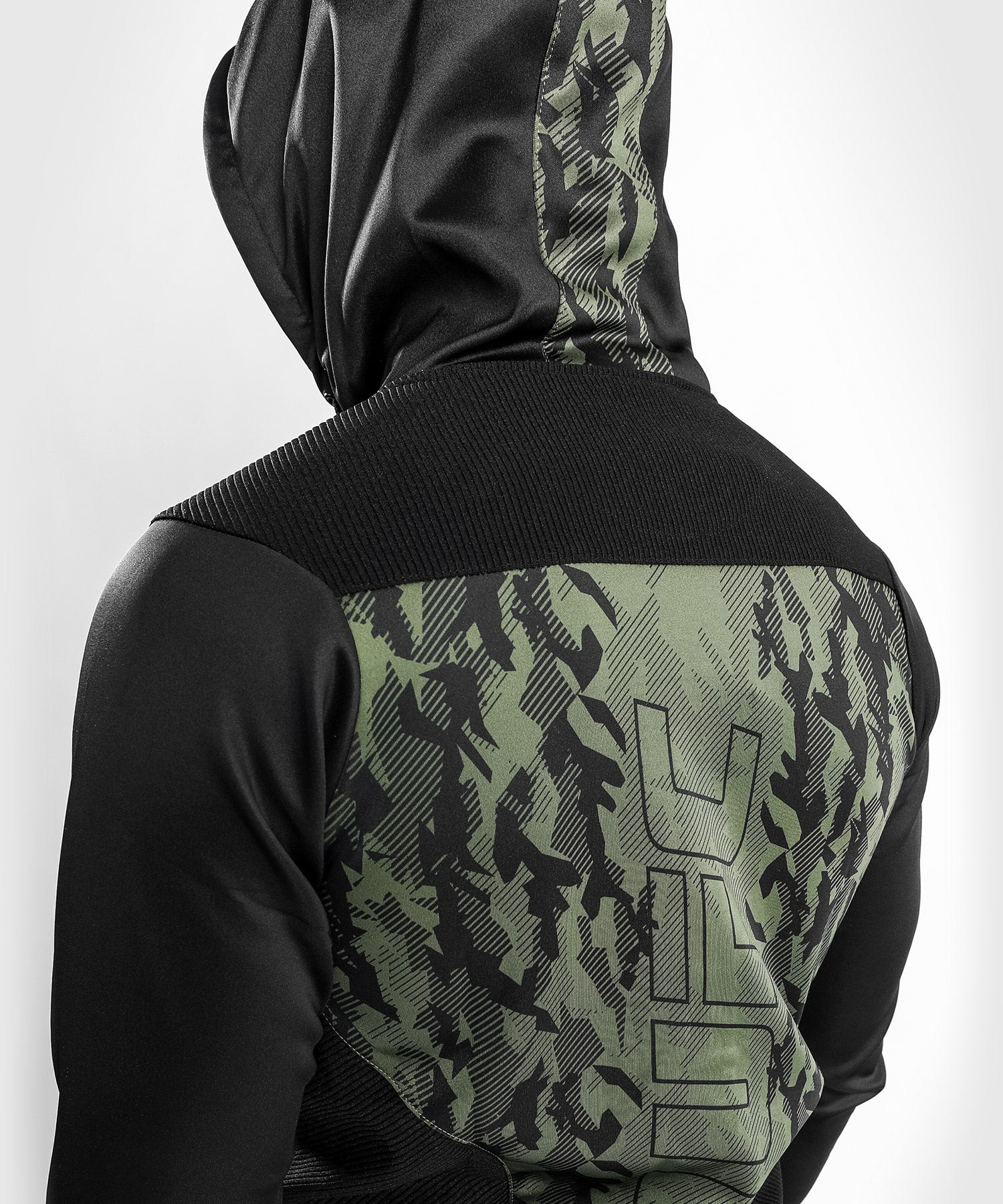 UFC Venum Authentic Fight Week Men's Zip Hoodie - Khaki - Venum