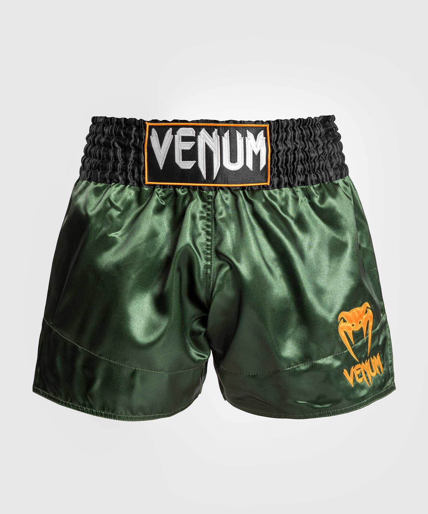 Venum Classic Muay Tha Short Green Black Gold