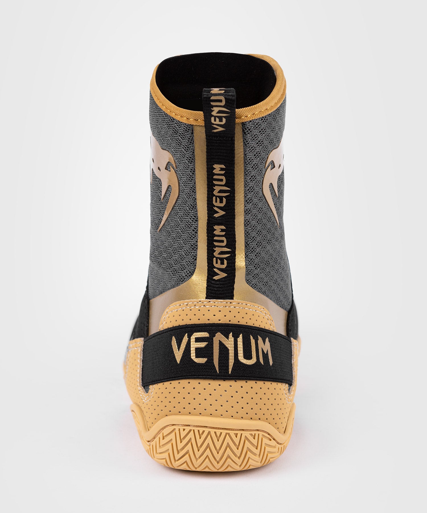 Venum Elite Boxing Shoes - Black/Beige - Venum