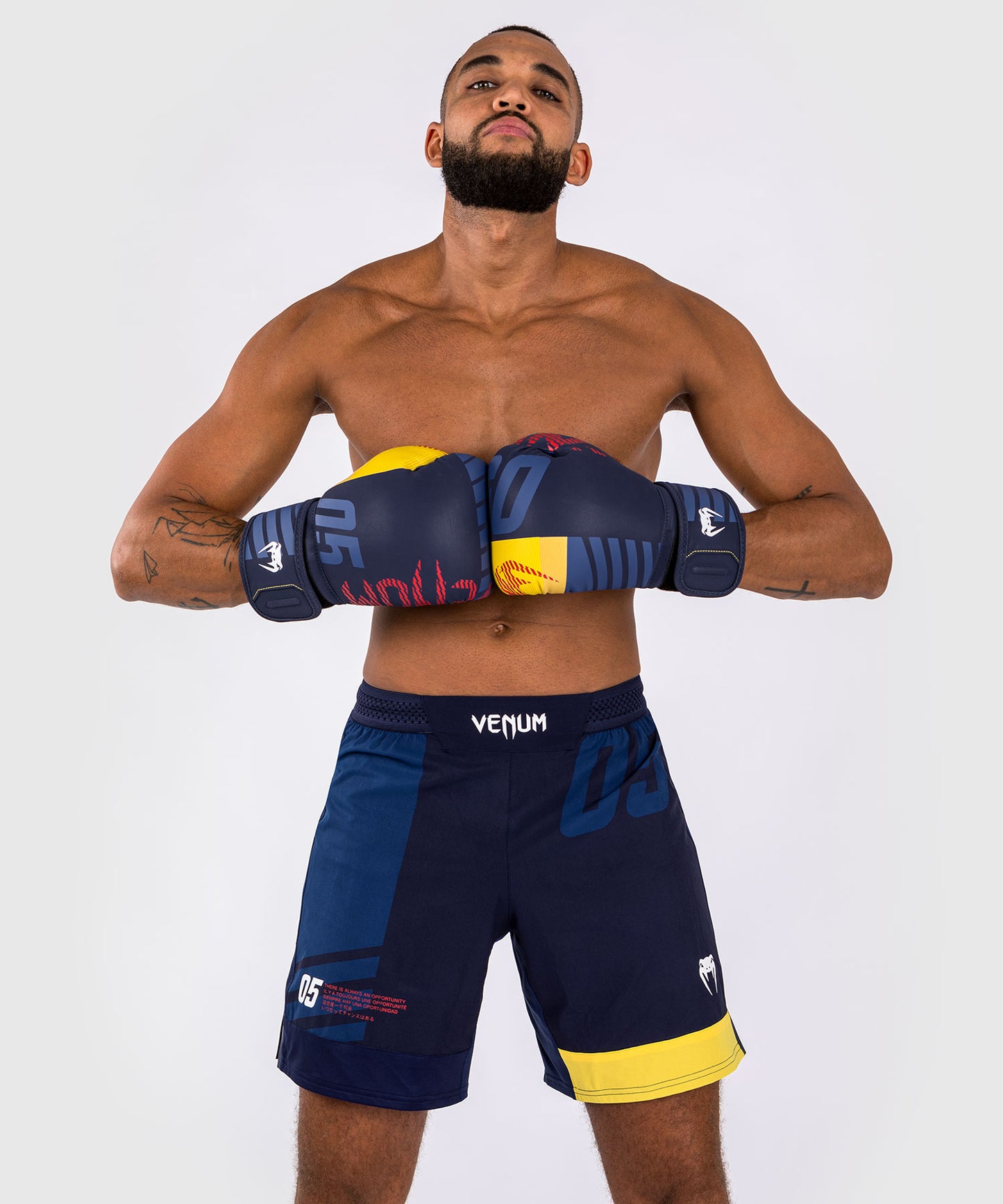 Venum Sport 05 Fight Shorts - Blue/Yellow
