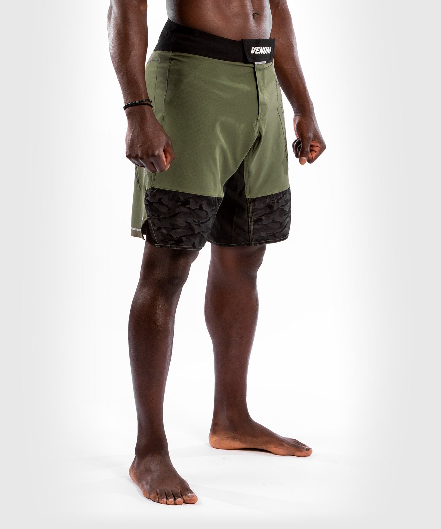 Venum Light 4.0 Fightshort - Khaki/Silver