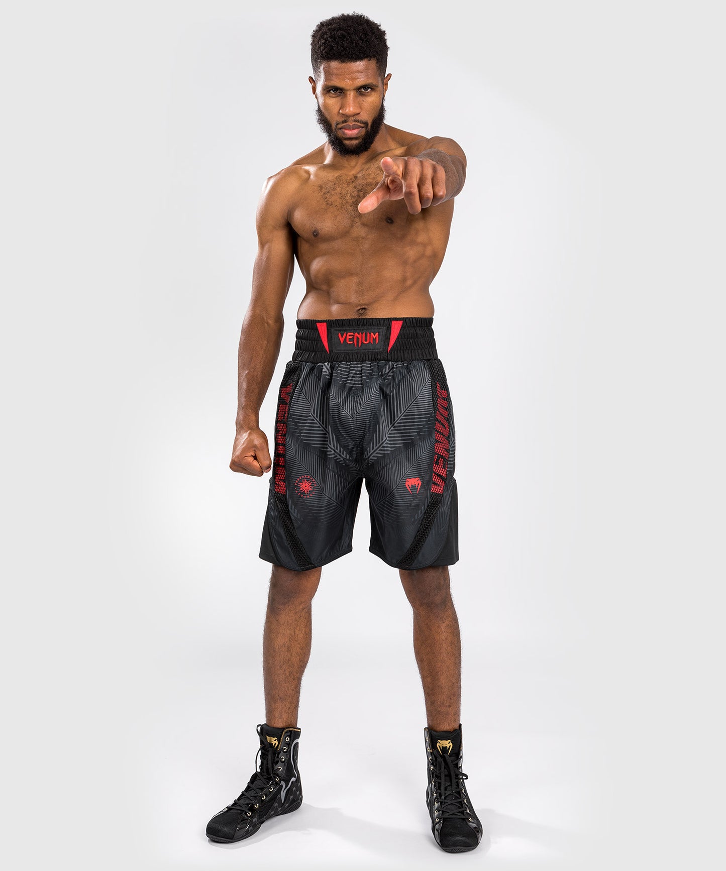 Bandes de boxe Venum 4m black red