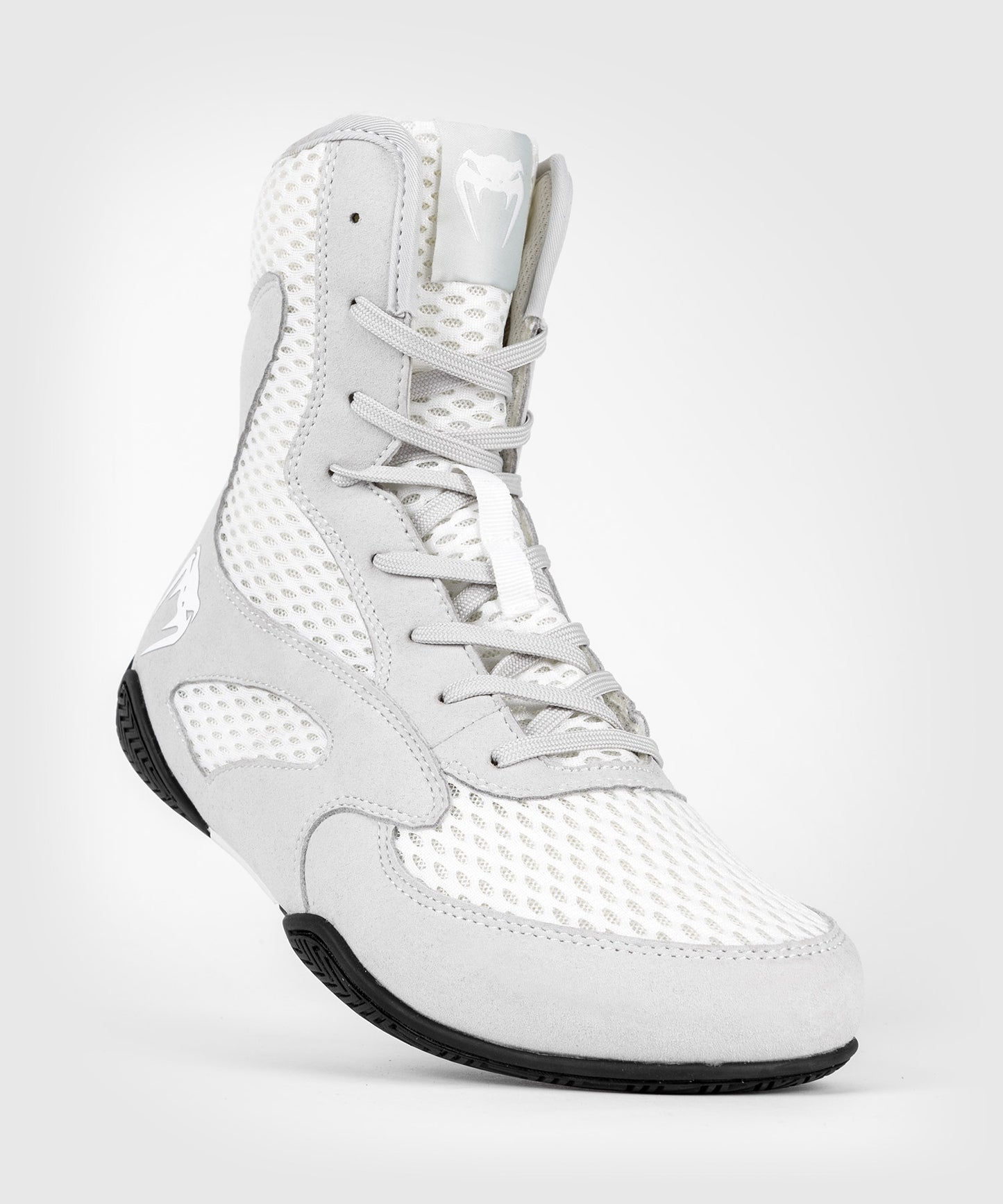 Venum Contender Boxing Shoes - White/Grey