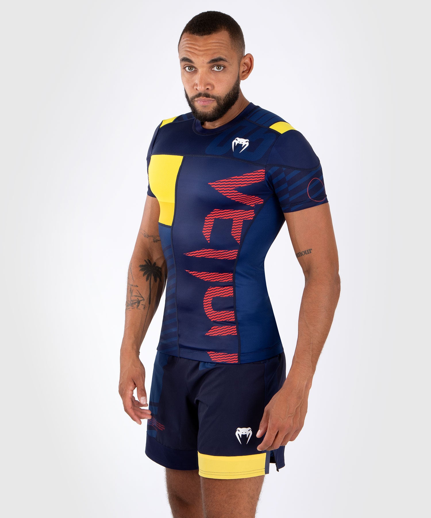 Venum Sport 05 Fight Shorts - Blue/Yellow - Venum