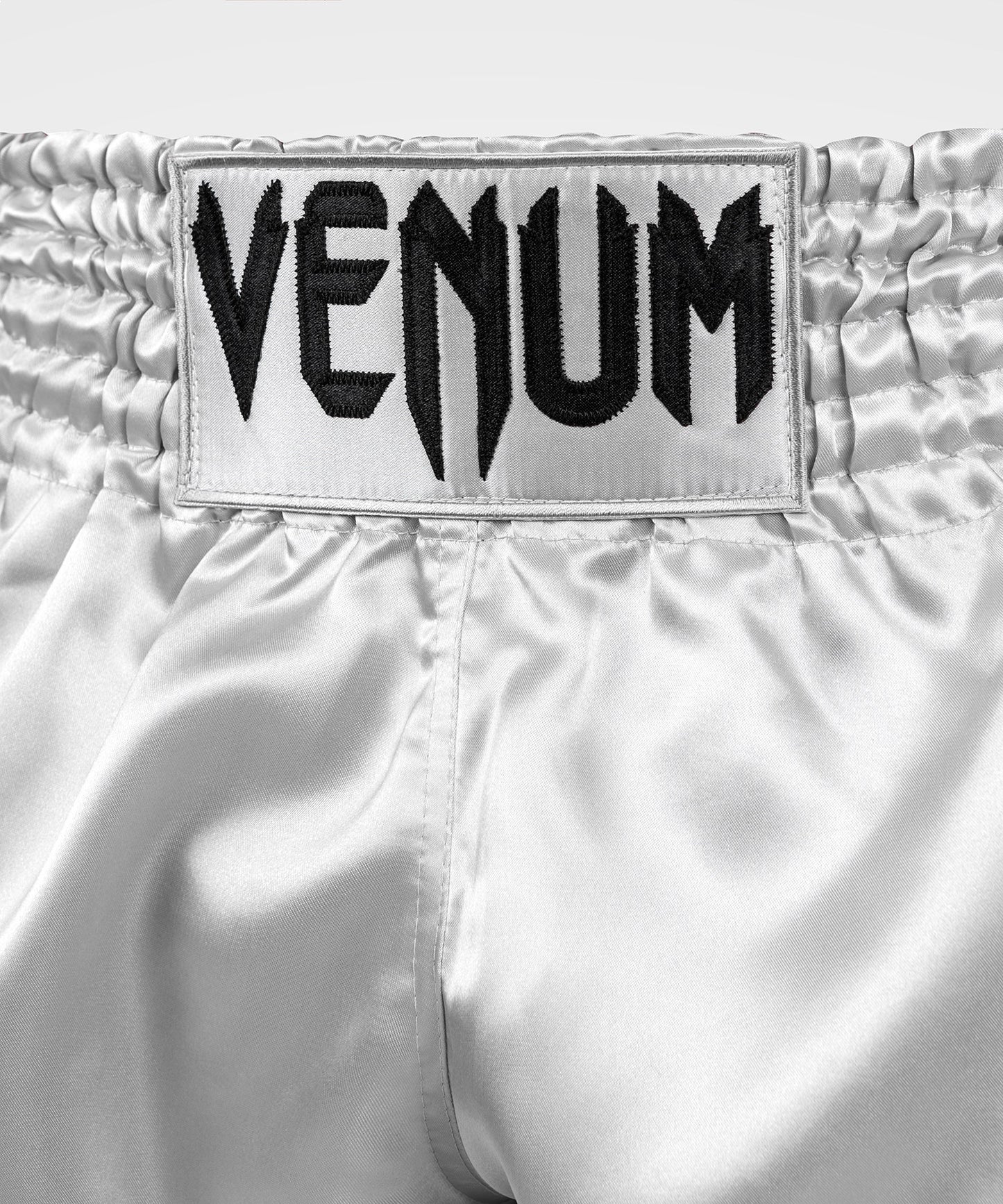 Venum Classic Muay Thai Shorts - Silver/Black XL