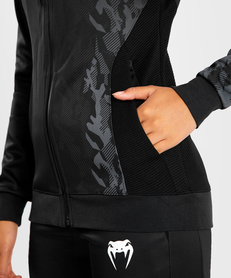Sudadera Con Cremallera Para Mujer UFC Venum Authentic Fight Week - Negro