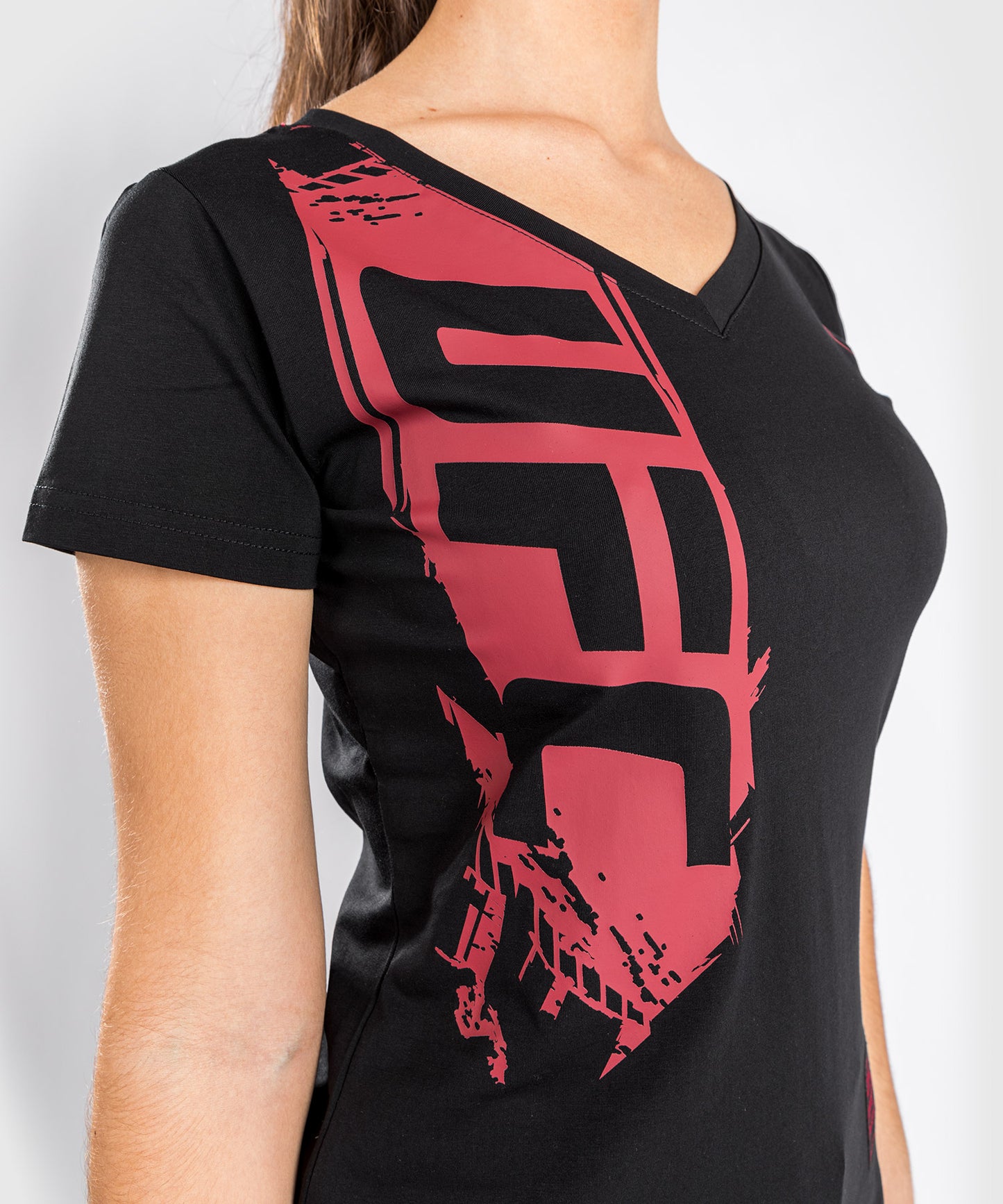UFC Venum Authentic Fight Week 2.0 Women’s Short Sleeve T-Shirt - Black/Red