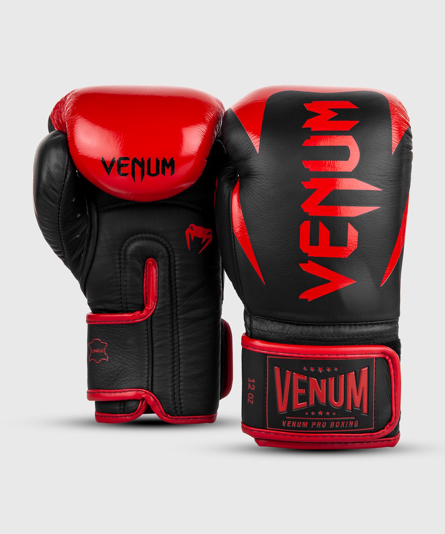 Venum Hammer Pro Boxing Gloves Velcro - Black/Red