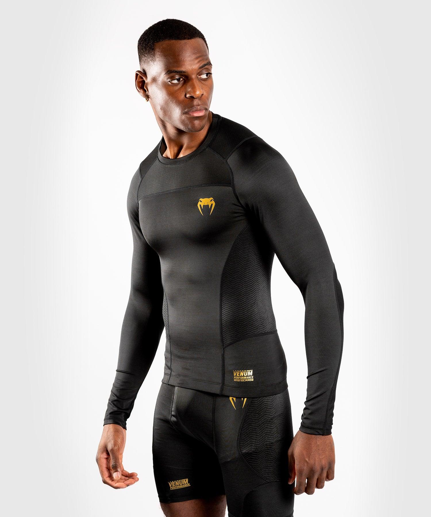 Venum G-Fit Rashguard - Long Sleeves - Black/Gold Picture 3