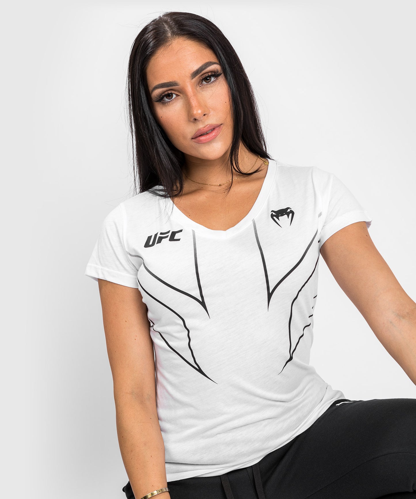 Venum T-Shirt Femme UFC Fight Night 2.0 Replica - Blanc - XS