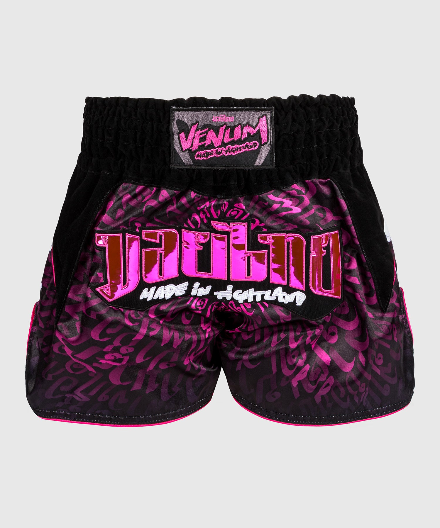 Pink muay thai shorts top