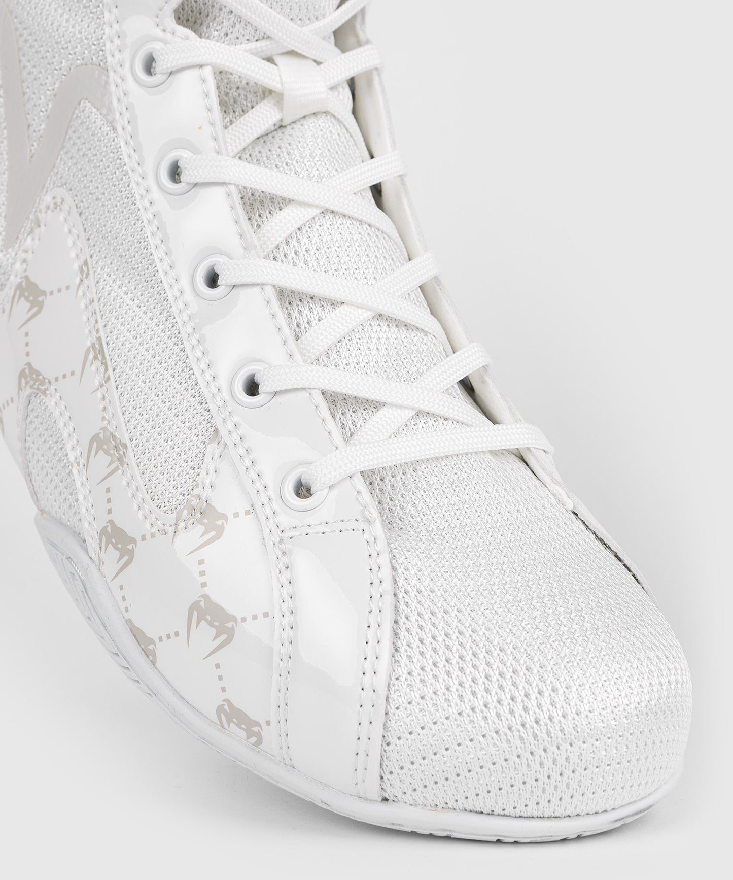 Venum Elite Evo Monogram Boxing Shoes - White/Off-White