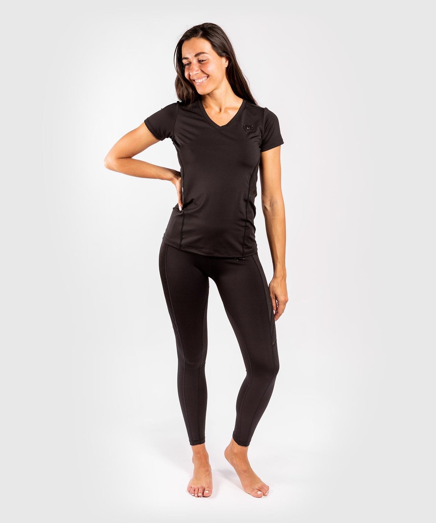 Venum G-Fit Dry-Tech T-shirt - For Women - Black/Black Picture 8