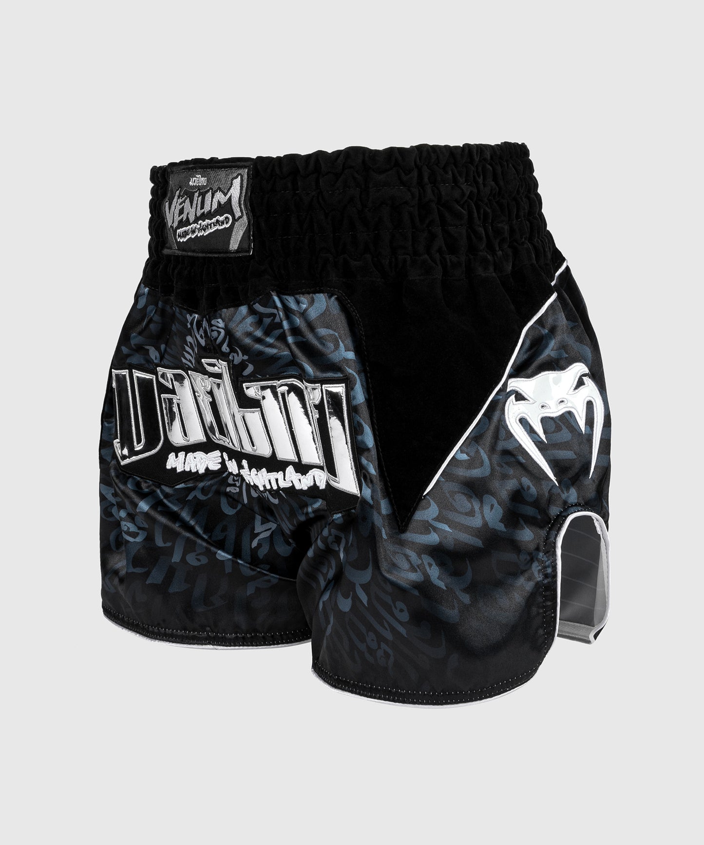 Venum Attack Muay Thaï Short - Black/Silver