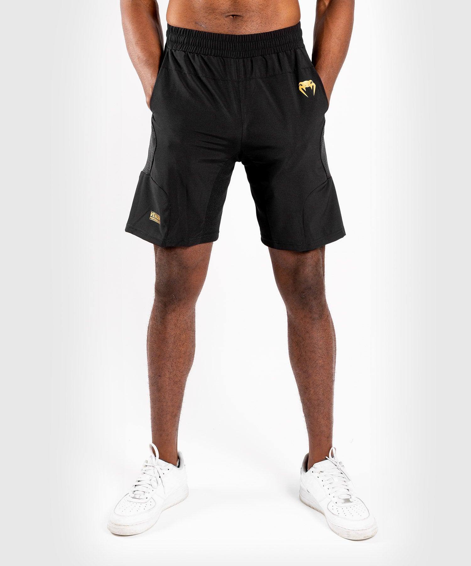 Venum G-Fit Training Shorts - Black/Gold Picture 1