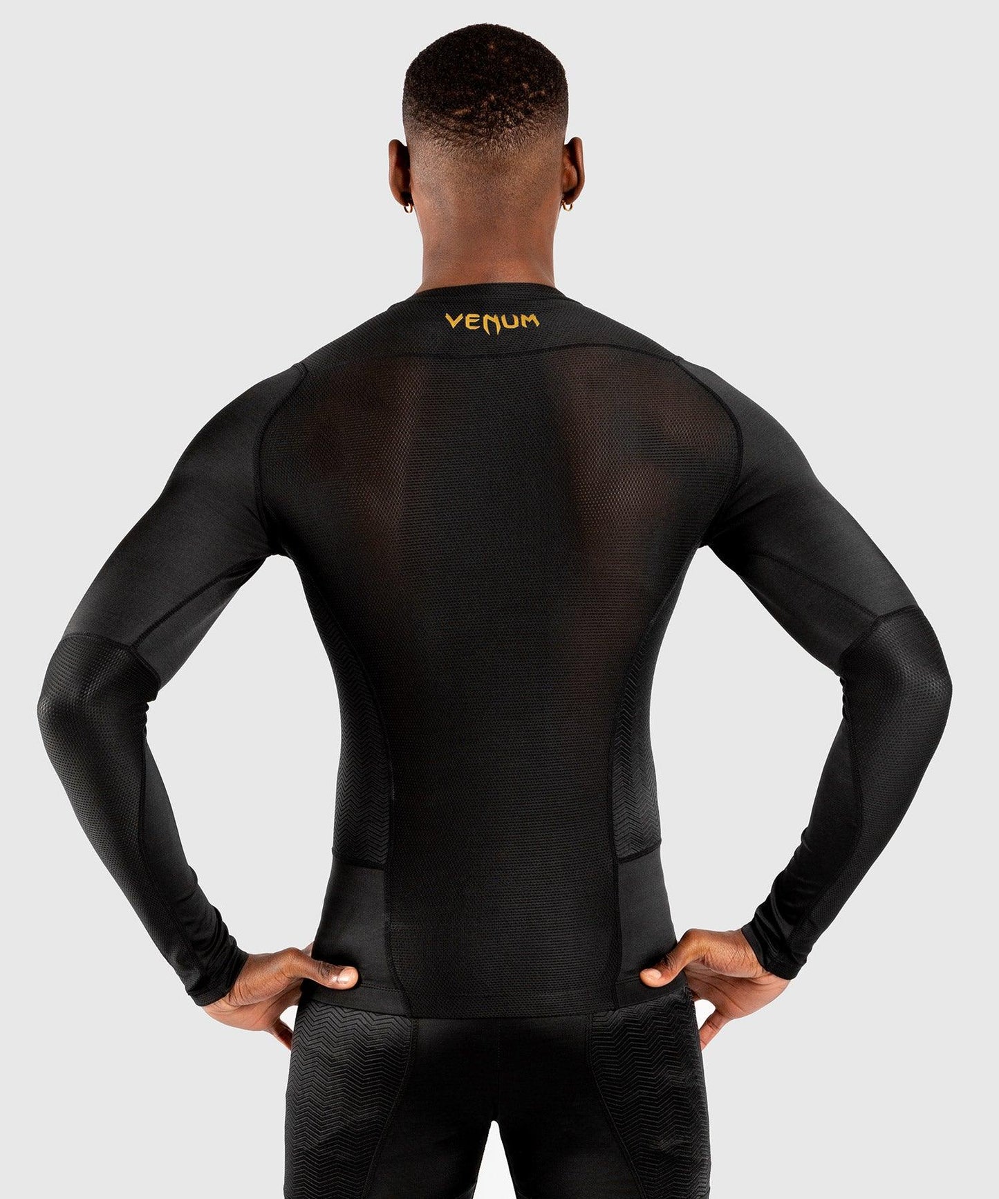 Venum G-Fit Rashguard - Long Sleeves - Black/Gold Picture 2