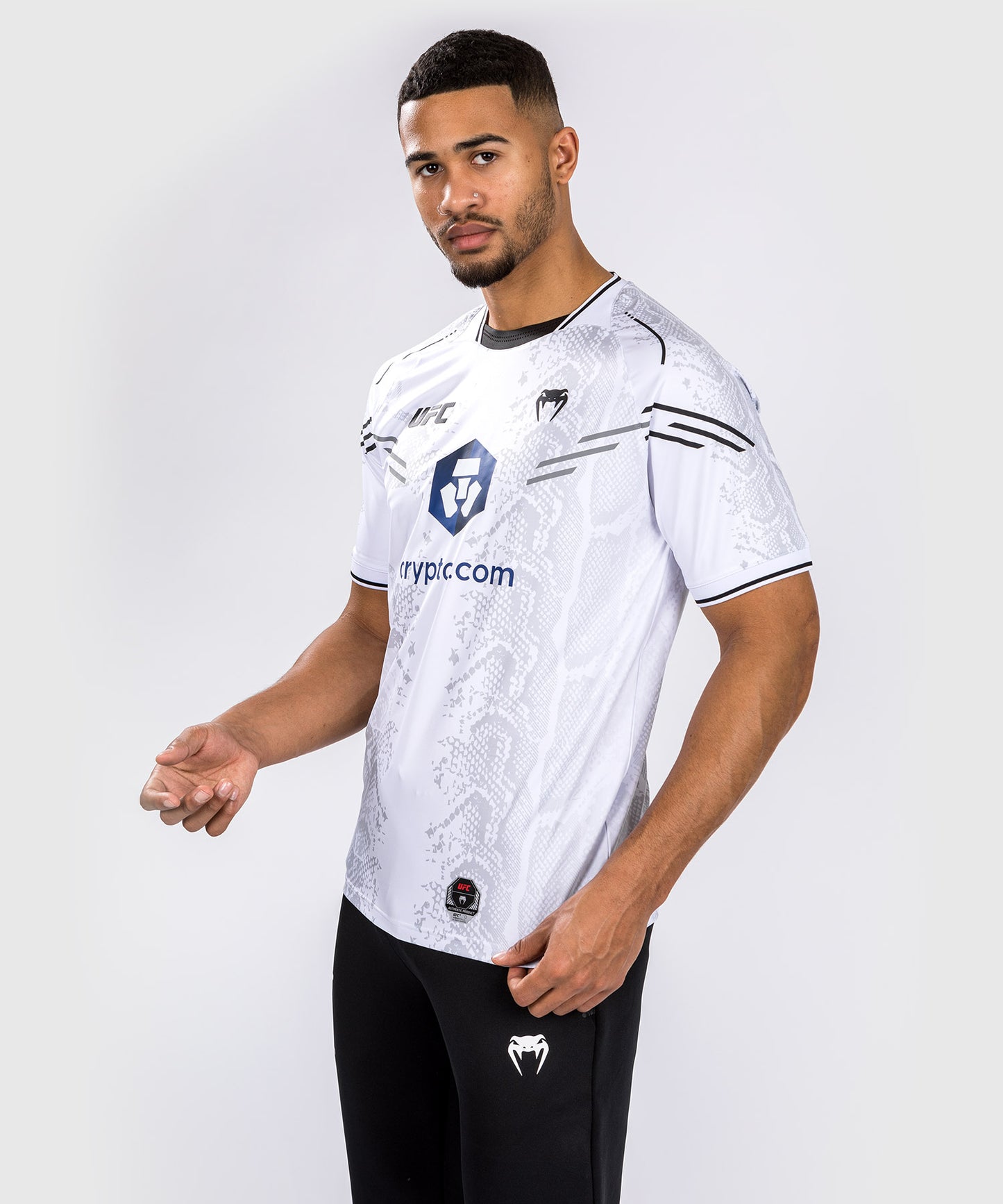 UFC Adrenaline by Venum Authentic Fight Night Menâ€™s Walkout Jersey - White