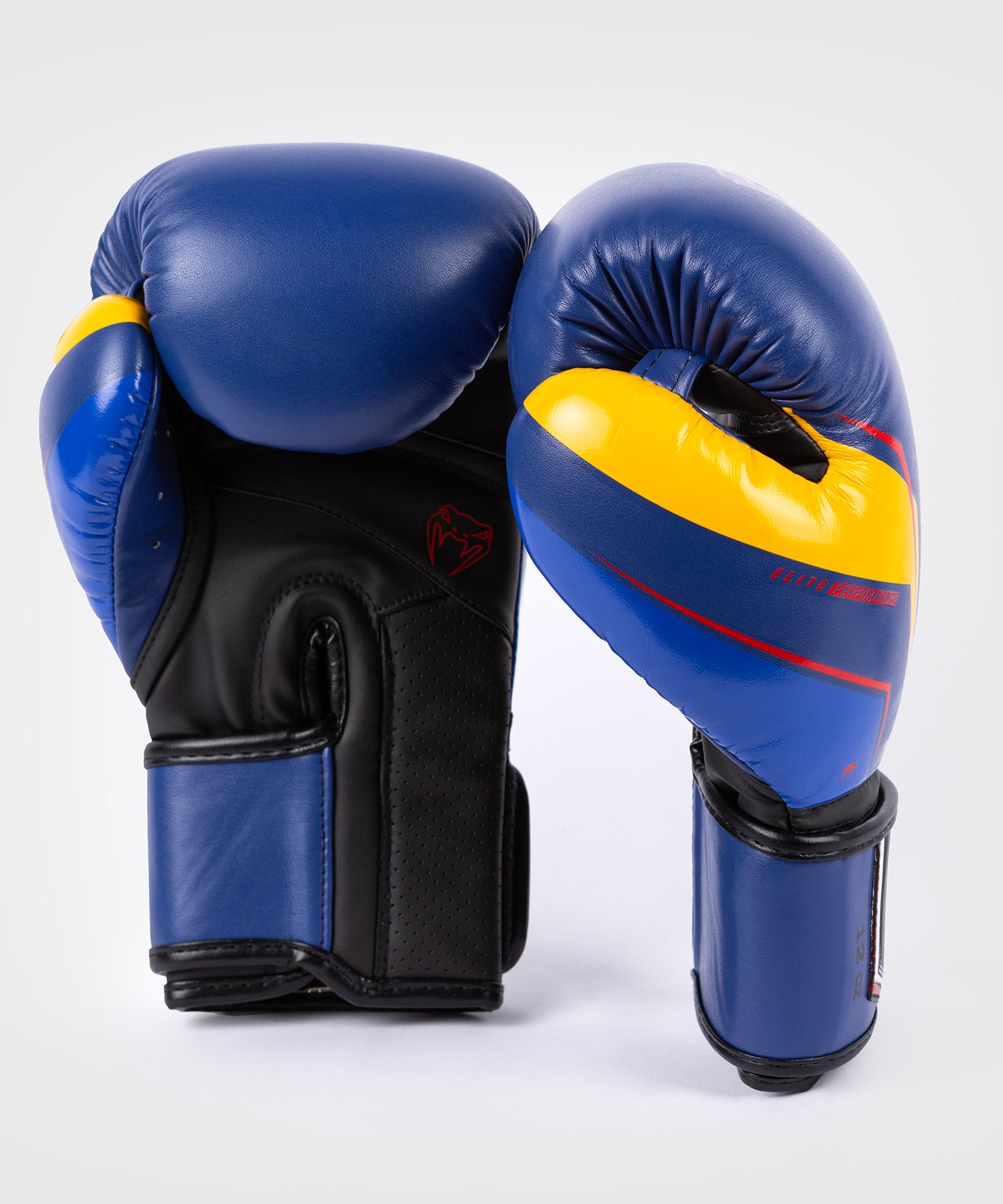 Venum Elite Evo Boxing Gloves - Blue/Yellow - Venum