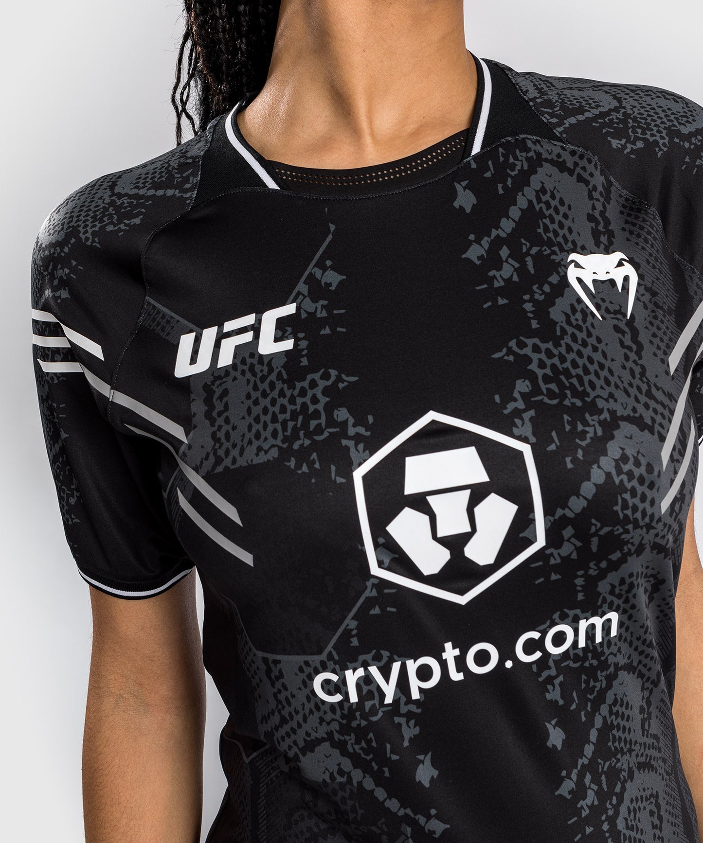 UFC Adrenaline by Venum Authentic Fight Night Women’s Walkout Jersey - Black