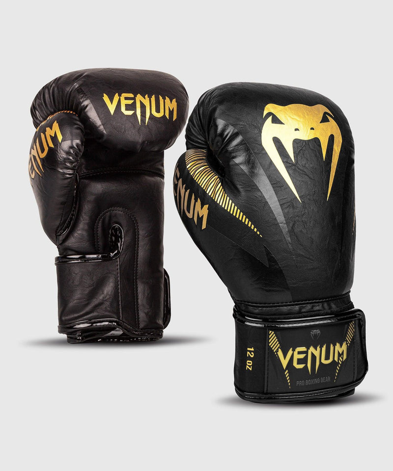Venum Impact Boxing Gloves - Gold/Black