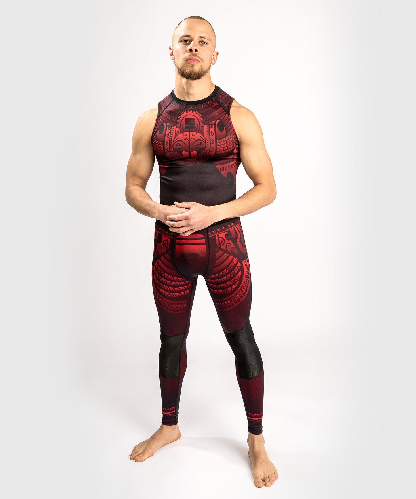 Venum Nakahi Rashguard - Sleeveless - Black/Red