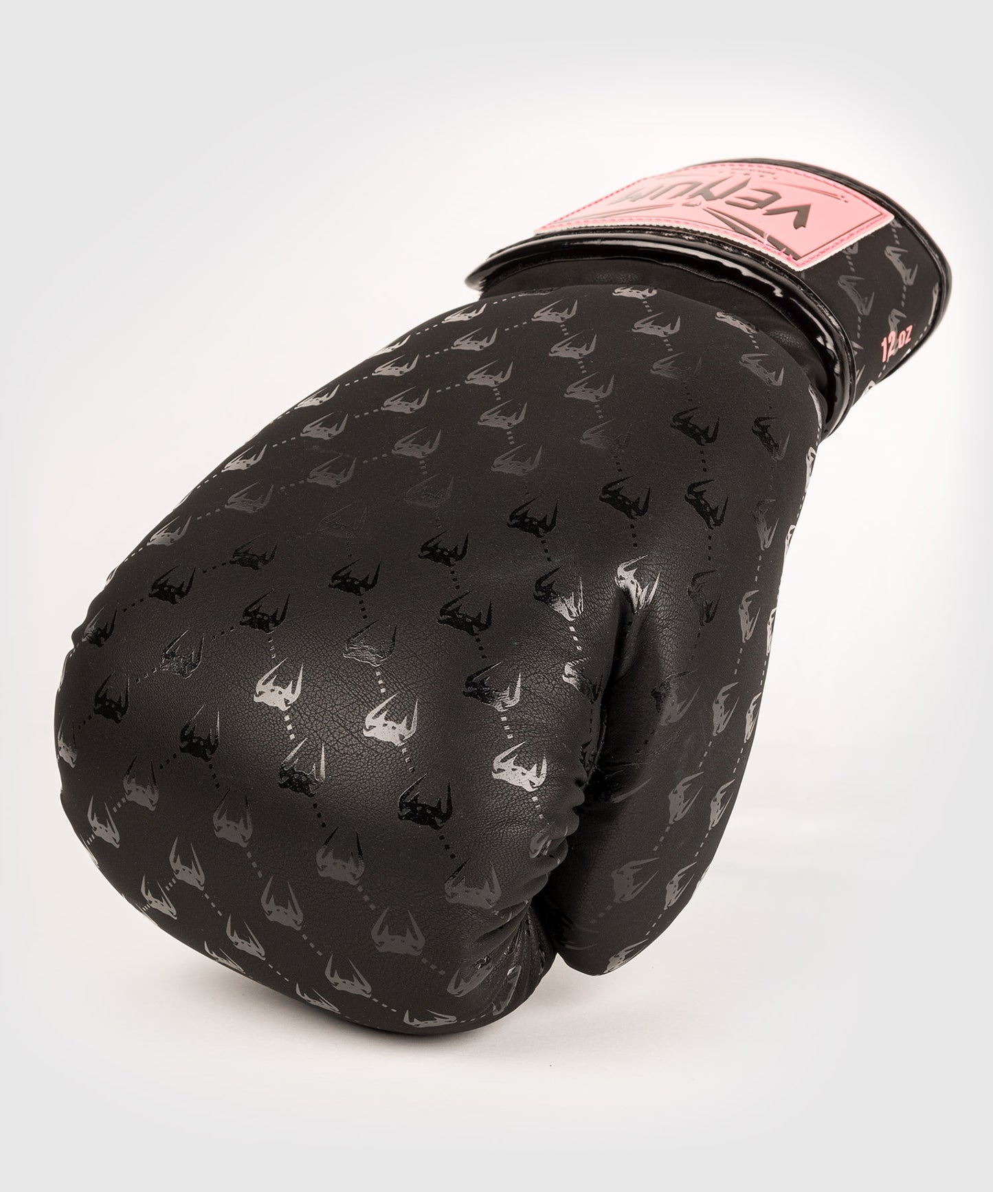 Venum Impact Monogram Boxing Gloves - Black/Pink Gold