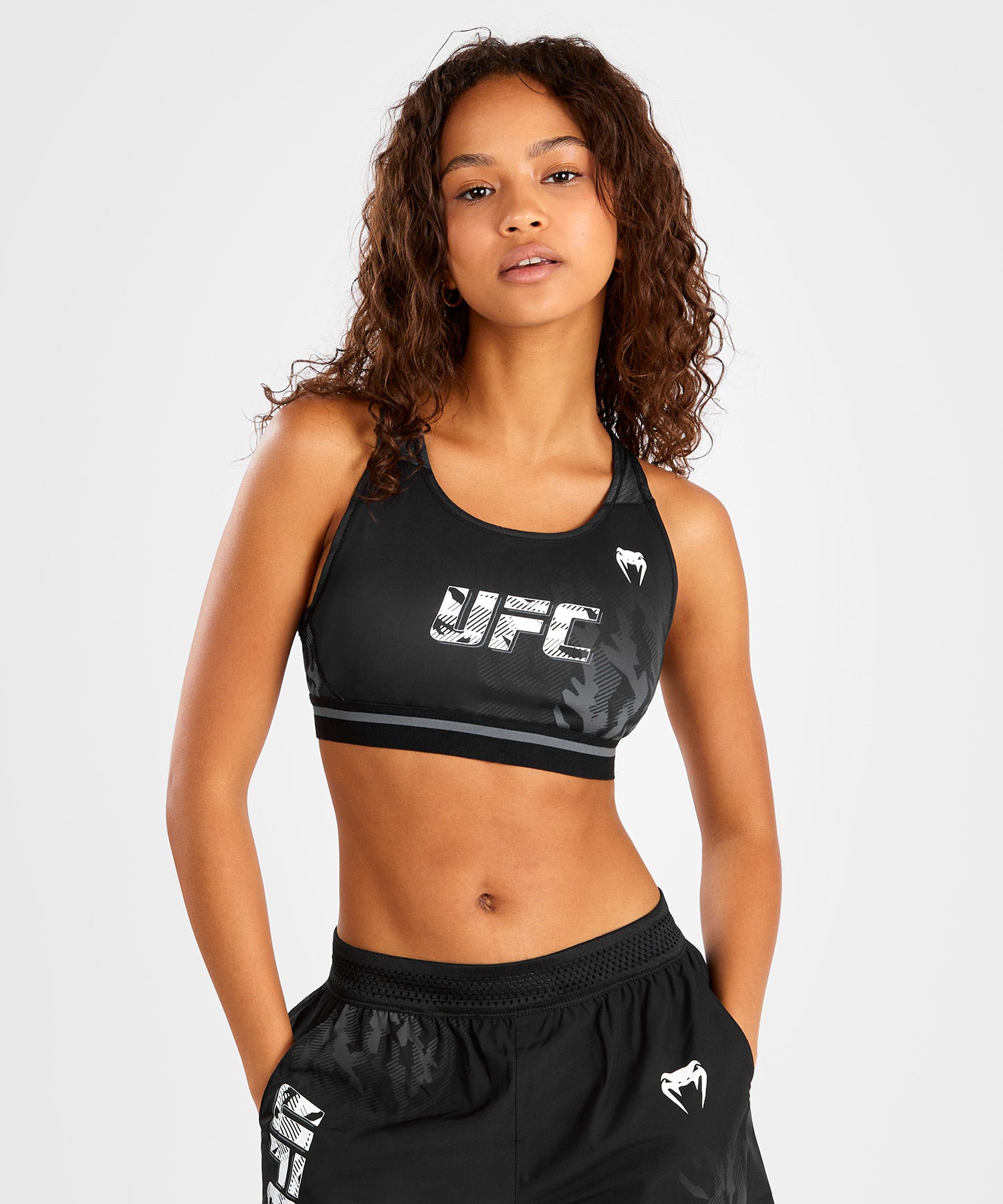 UFC Venum Authentic Fight Week Women's Sport Bra - Black - Venum