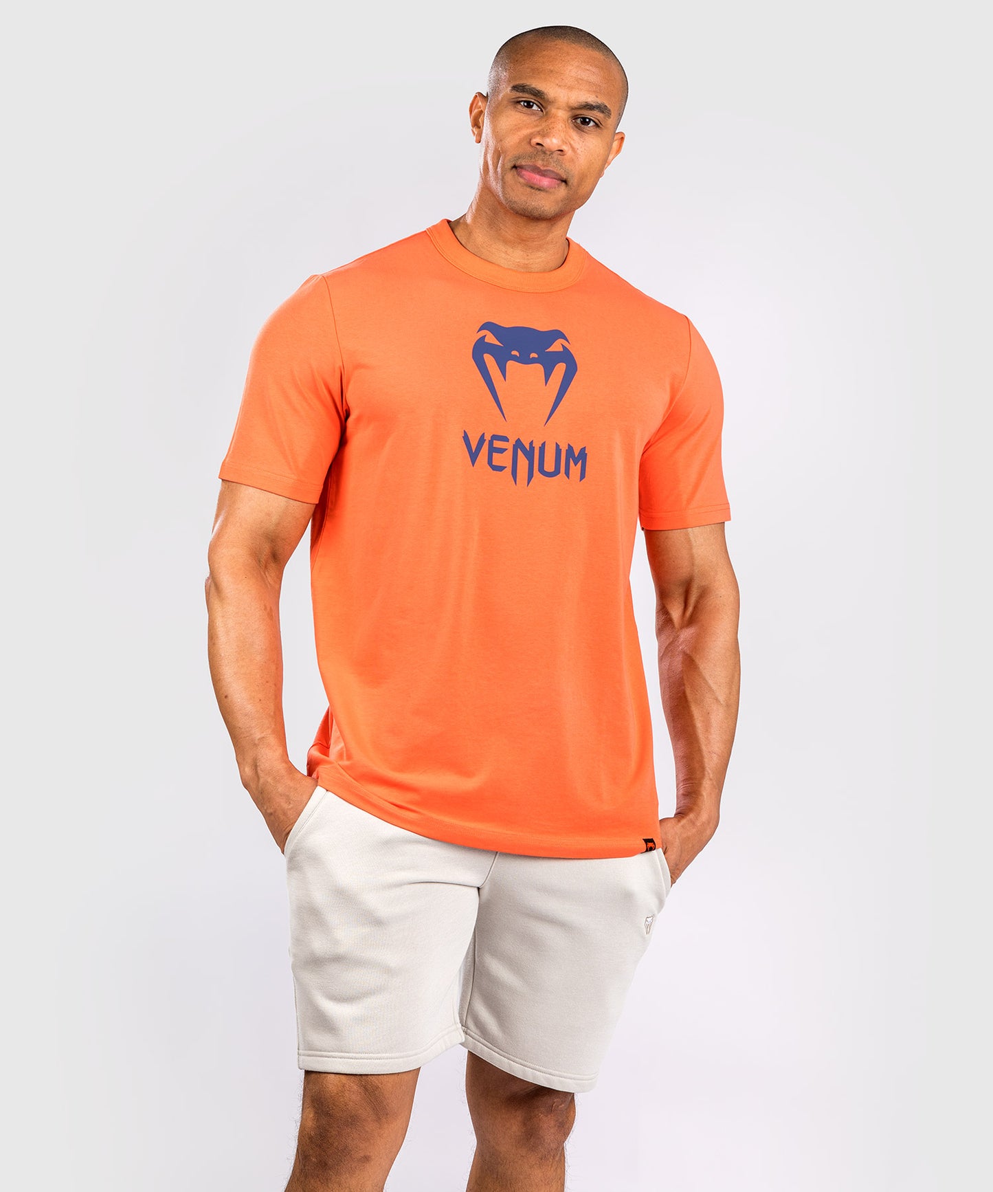 Venum Classic T-Shirt - Orange/Navy Blue