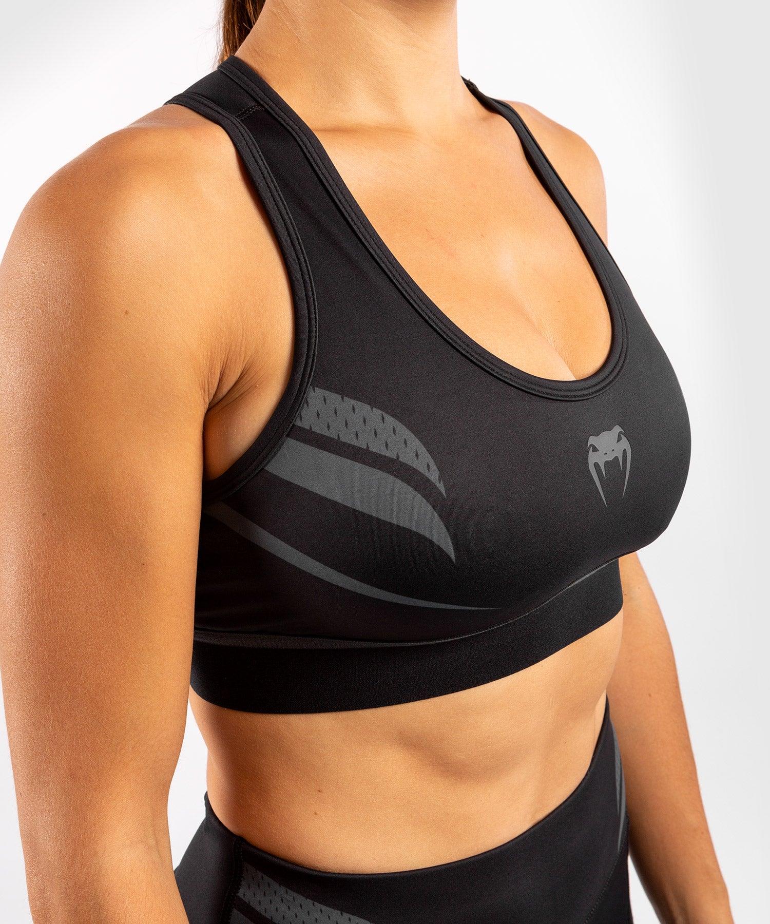 Venum ONE FC Impact Sport Bra - Black/Black Picture 5