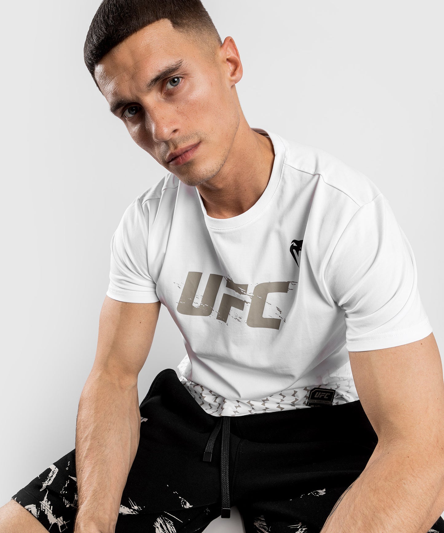 UFC Venum Authentic Fight Week Men’s 2.0 Short Sleeve T-Shirt - White