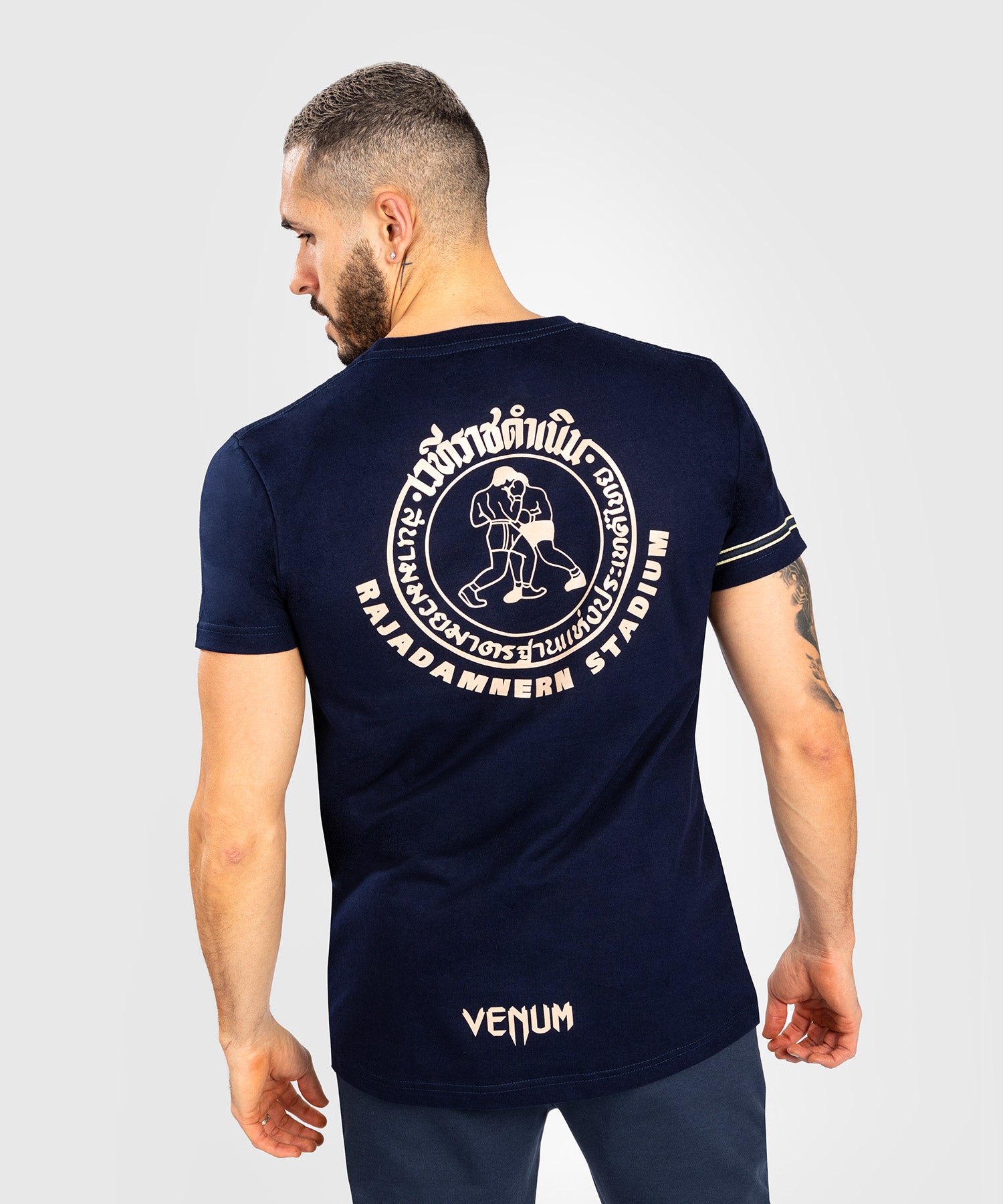 RAJADAMNERN x VENUM T Shirt Navy Blue Venum