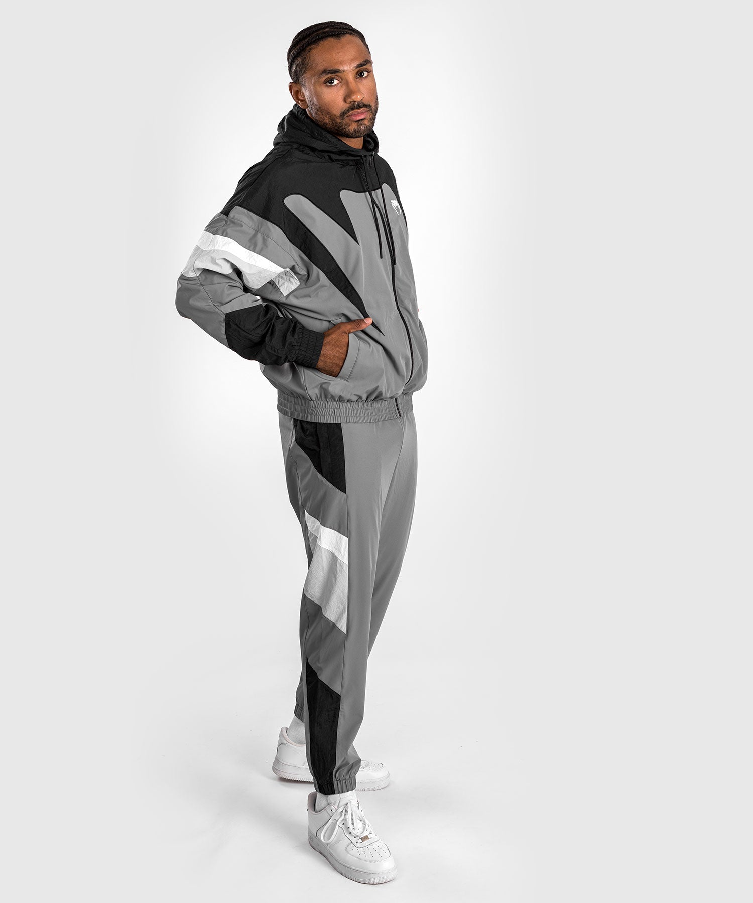 Venum Attack 90 Tracksuit Jacket Grey