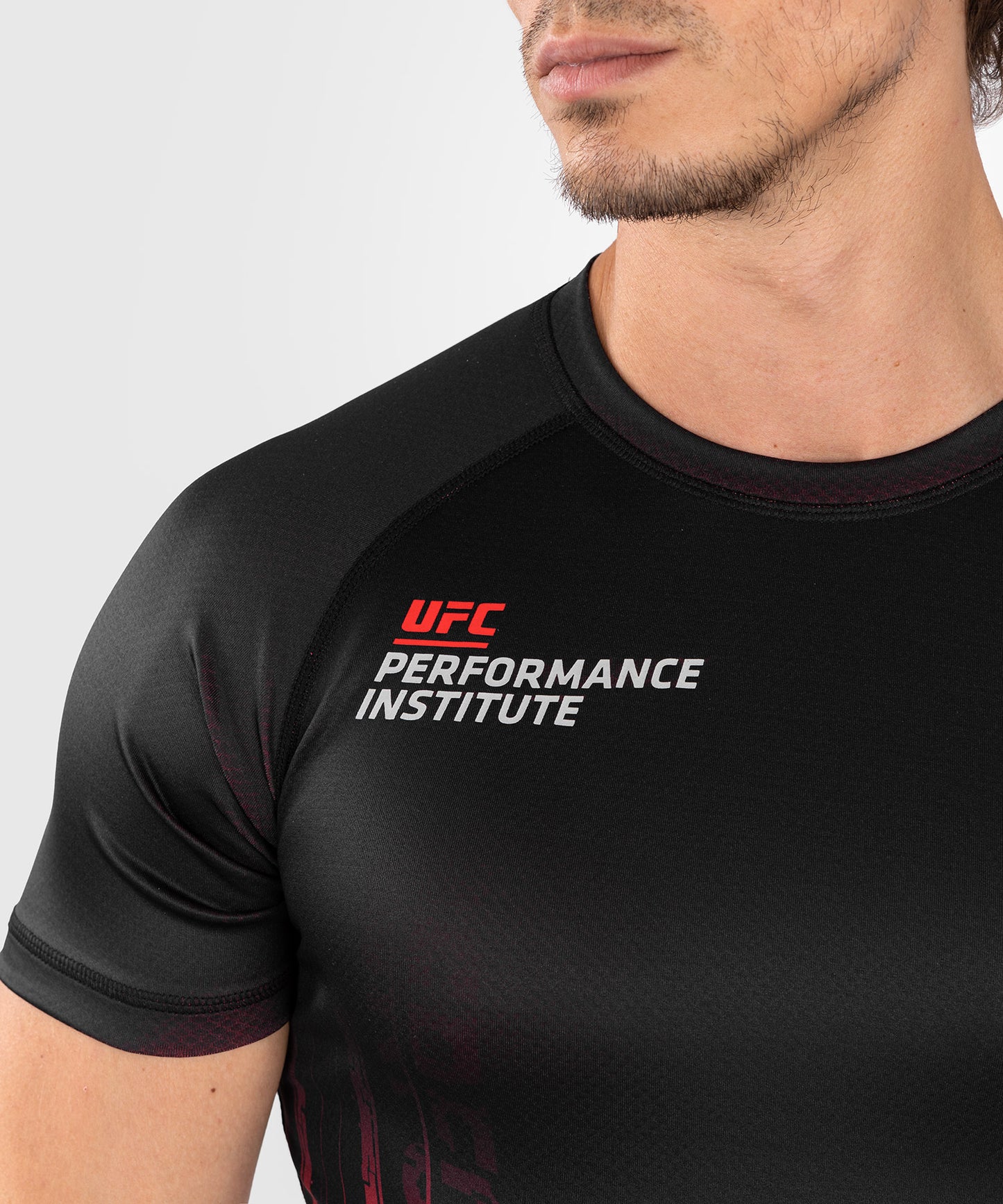 UFC Venum Performance Institute 2.0 Men’s Short-Sleeve Rashguard - Black/Red XXXL