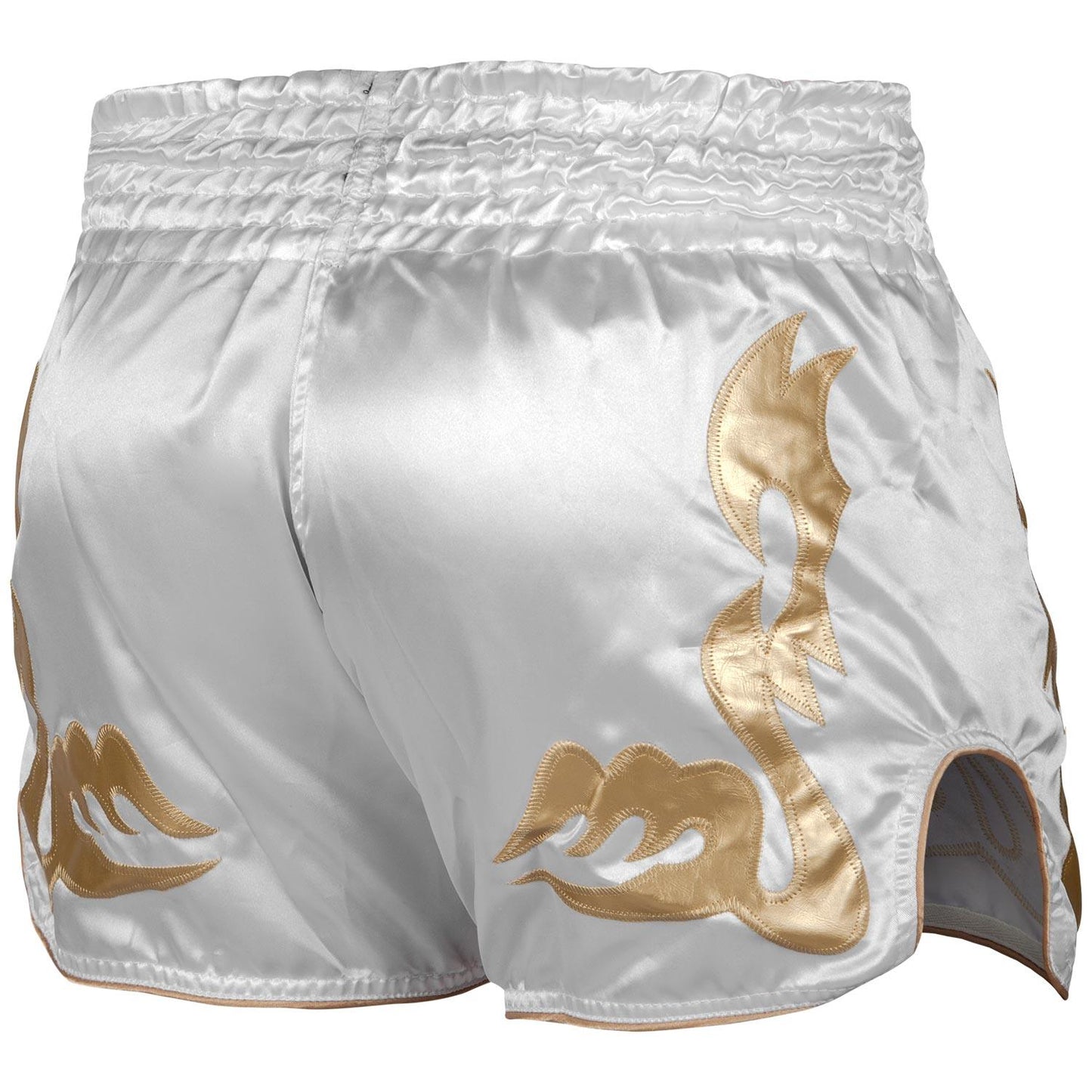 Venum Bangkok Inferno Muay Thai Shorts - White/Gold Picture 7